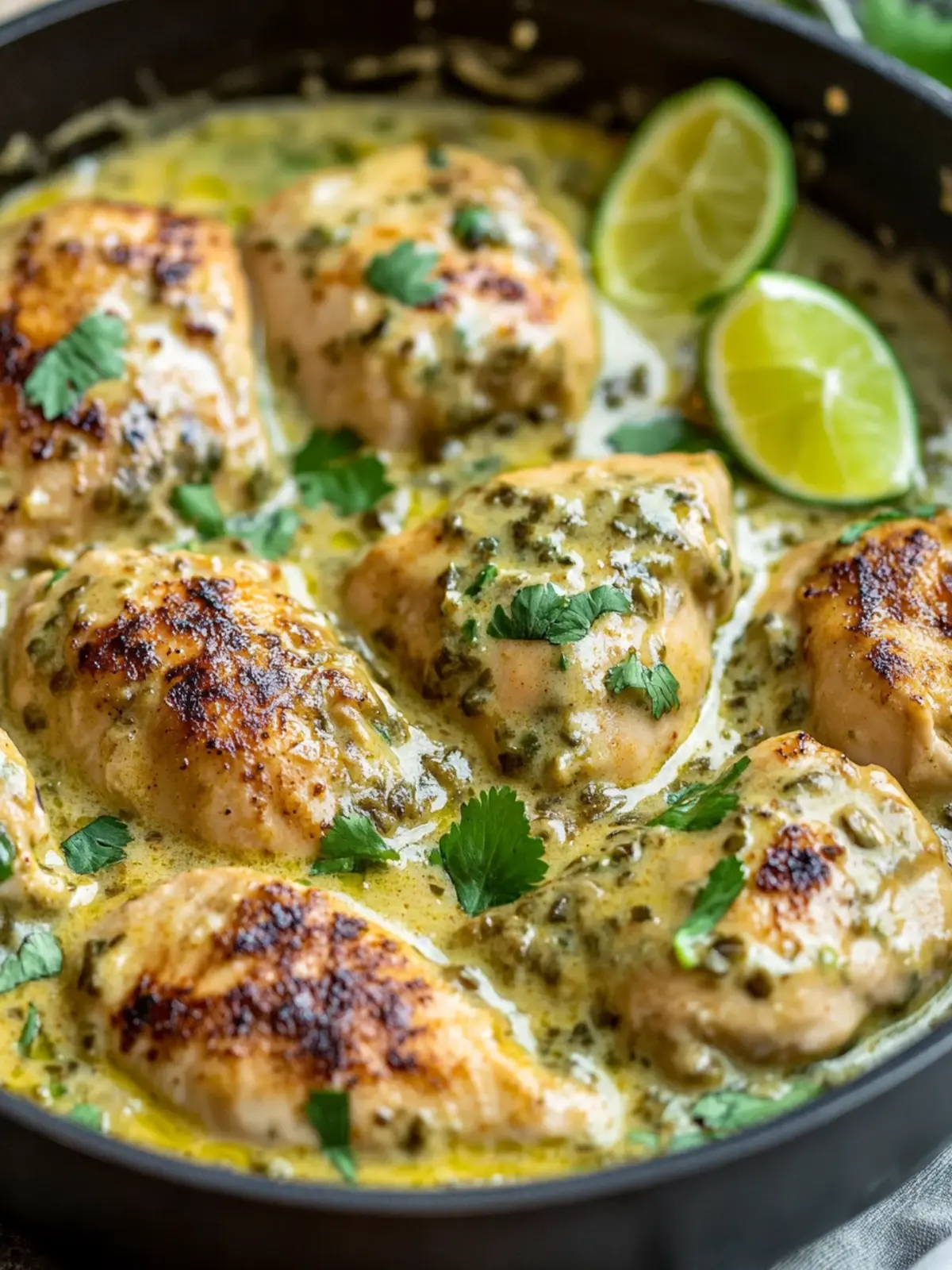 Creamy Keto Green Chili Chicken: Dinner in 30 Minutes! 4 Creamy Keto Green Chili Chicken