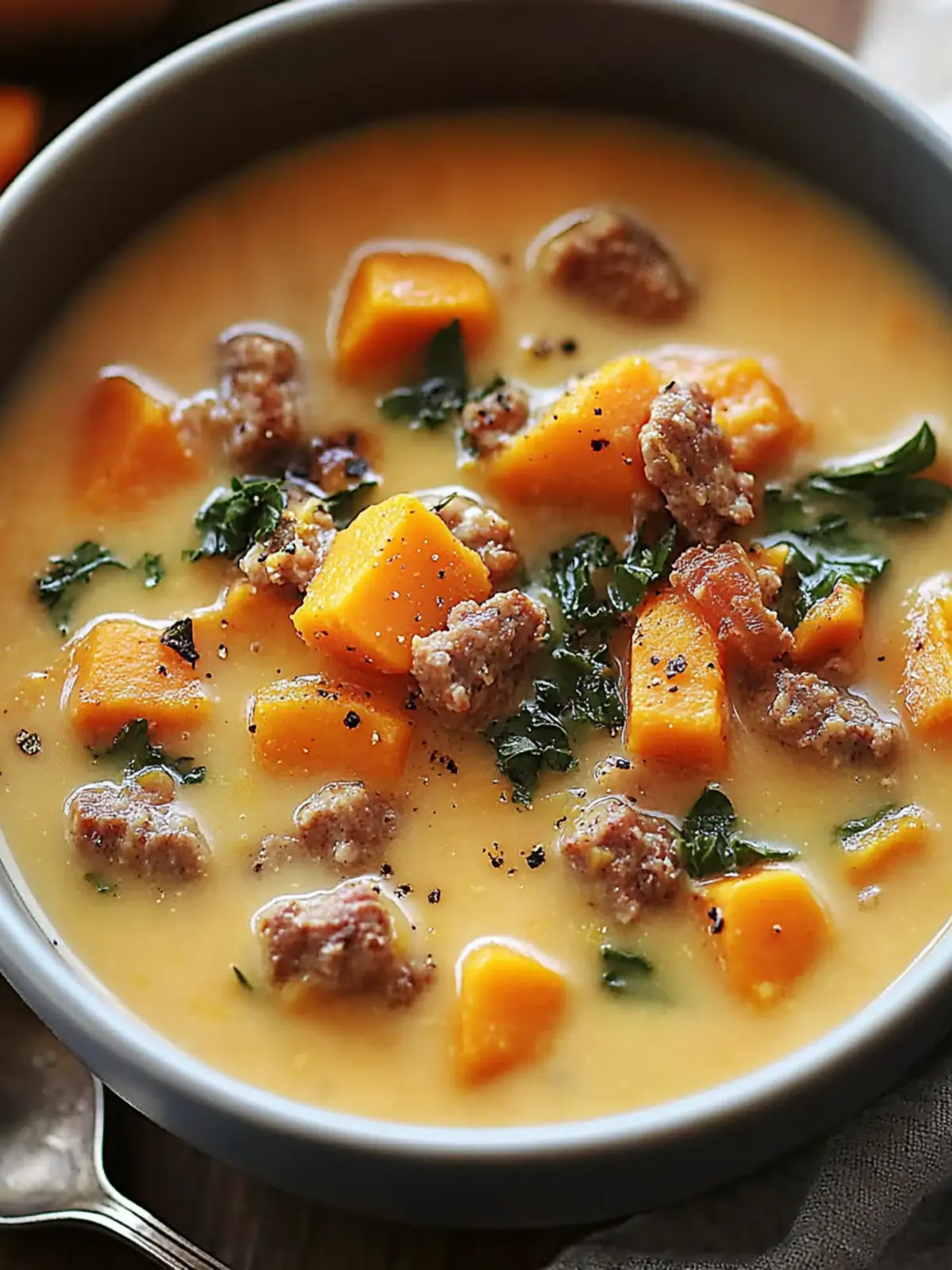 Creamy Sweet Potato and Sausage Soup for Cozy Nights 4 Creamy Sweet Potato and Sausage Soup