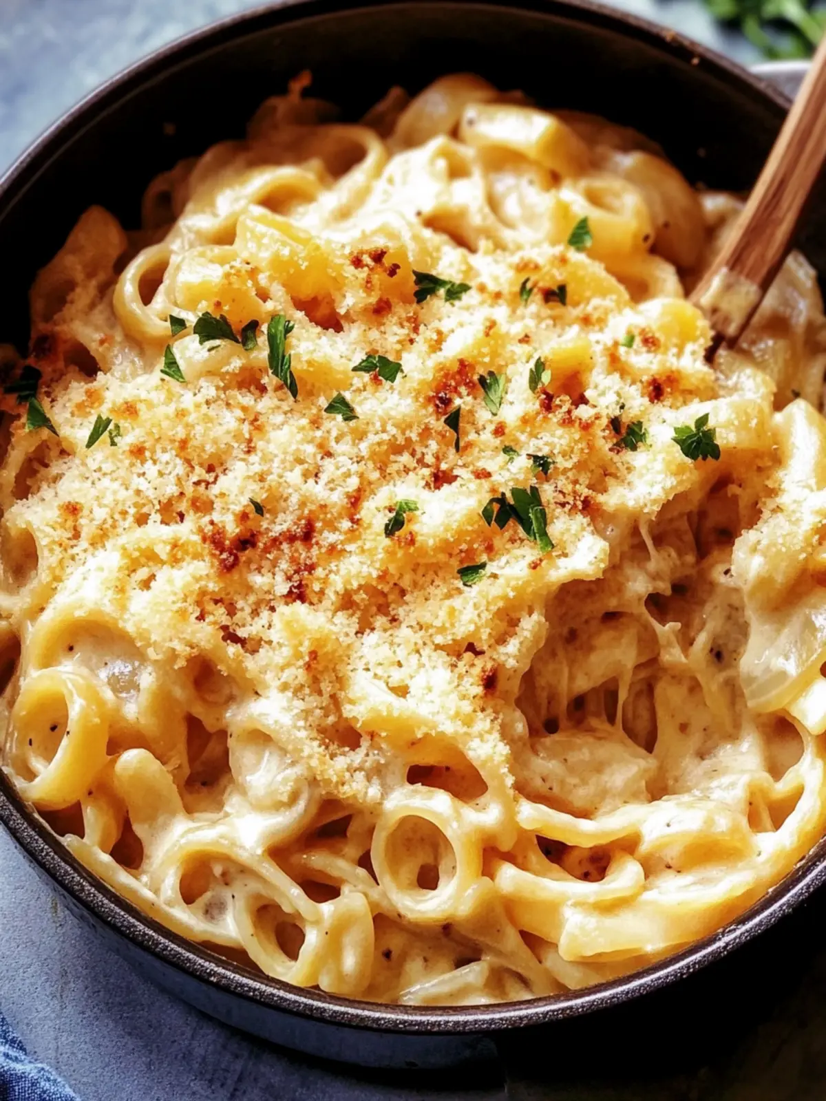 Creamy One Pot French Onion Pasta That'll Wow Your Dinner Guests 3 One Pot French Onion Pasta