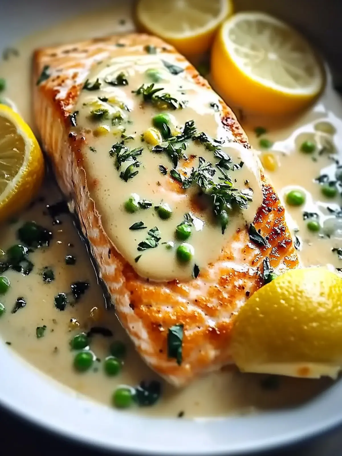 Creamy Lemon Garlic Salmon Piccata in 30 Minutes or Less 4 Creamy Lemon Garlic Salmon Piccata