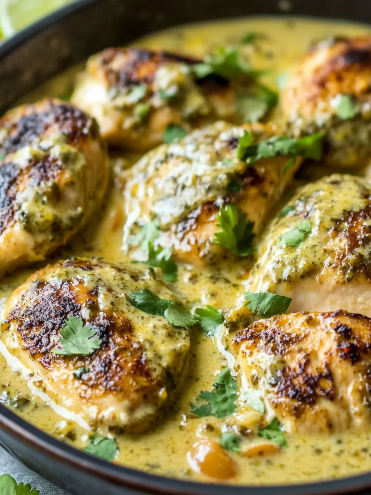 Creamy Keto Green Chili Chicken: Dinner in 30 Minutes! 2 Creamy Keto Green Chili Chicken