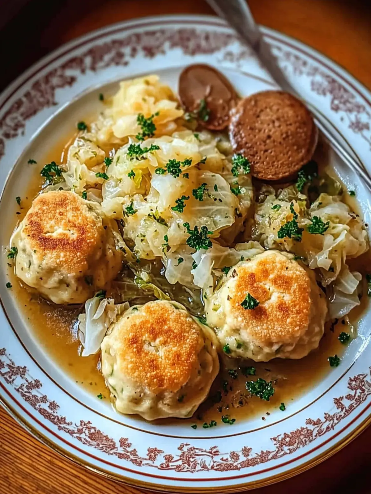 German Cabbage and Dumplings - Cozy Comfort in Every Bite 4 German Cabbage and Dumplings