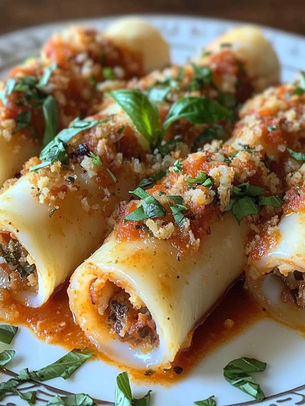 Italian Stuffed Calamari: A Quick, Delicious Gluten-Free Treat 4 Italian Stuffed Calamari