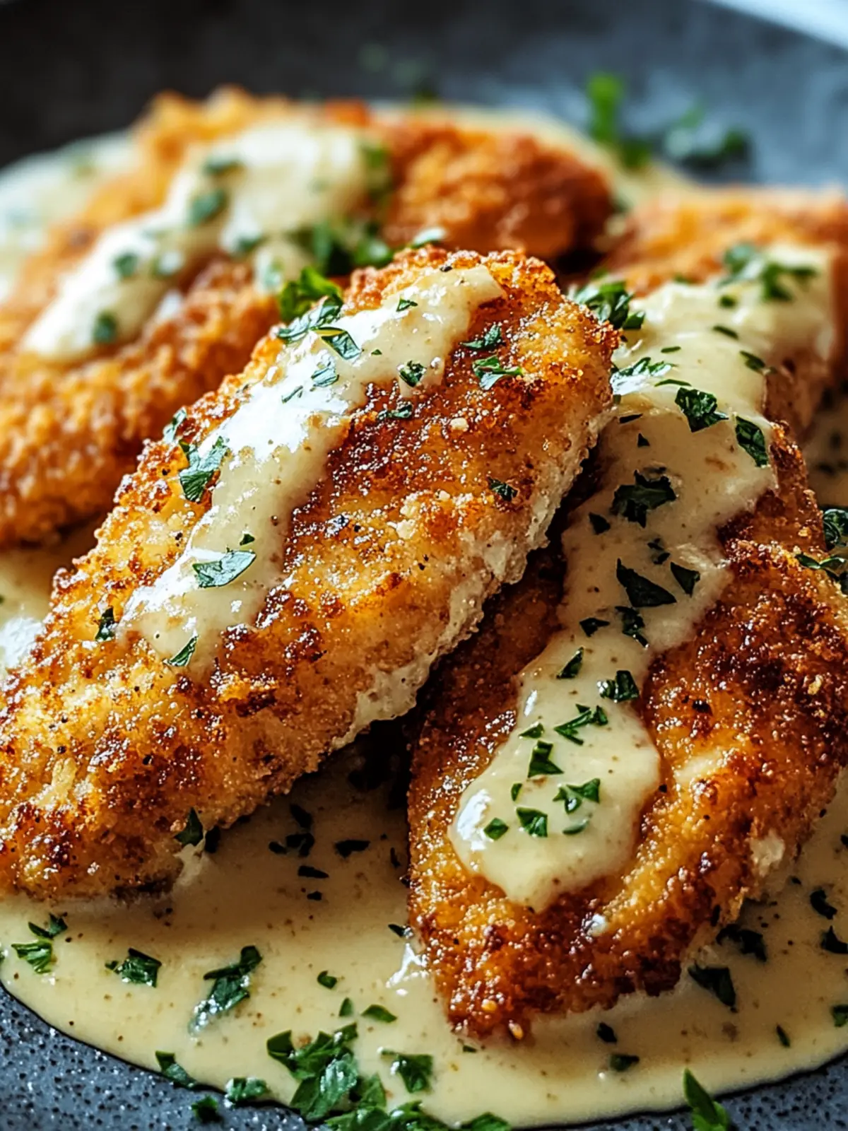 Crispy Parmesan Chicken with Rich Garlic Sauce Magic 5 Crispy Parmesan Chicken with a Rich Garlic Sauce