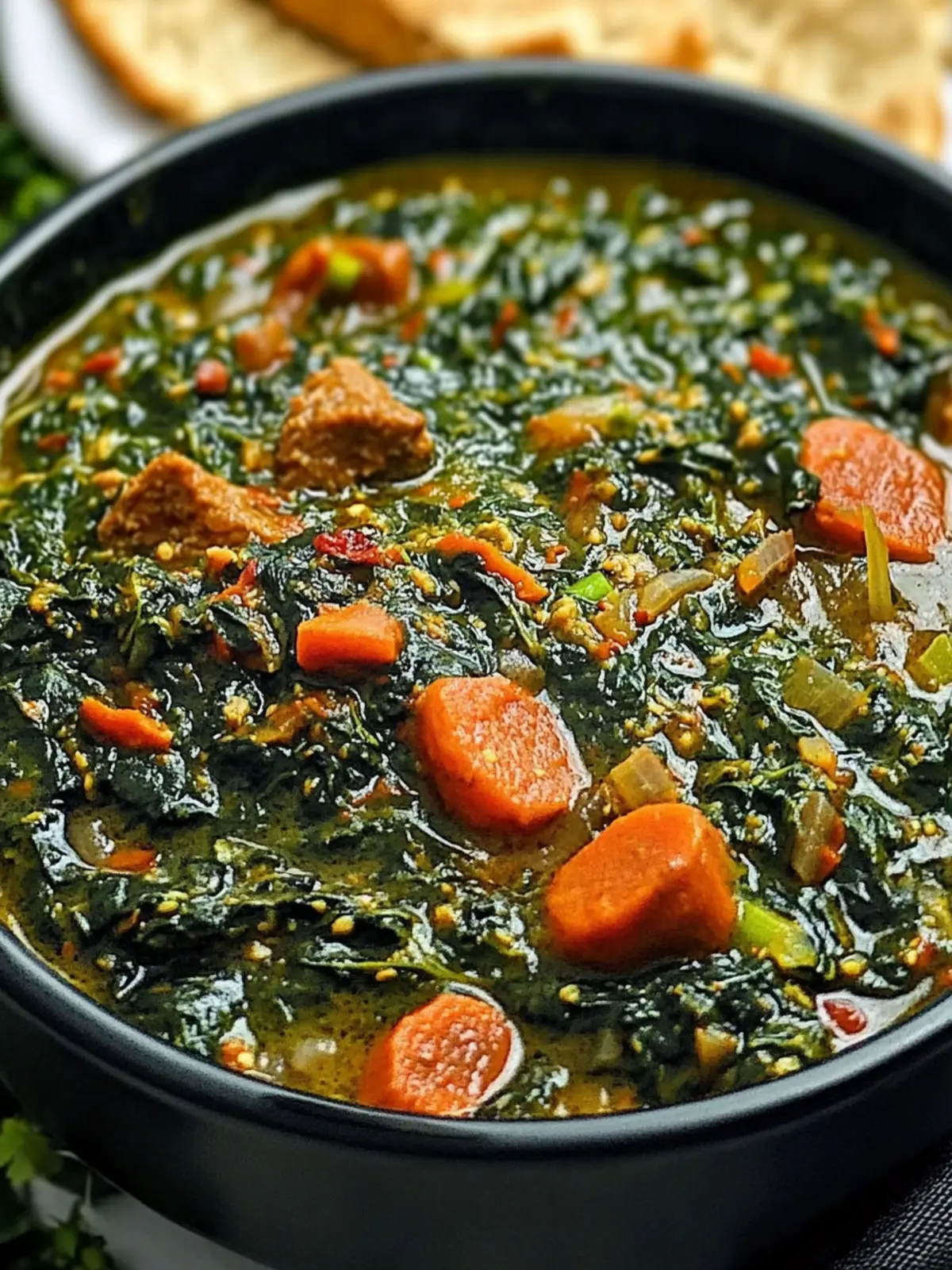 Savory Ghanaian Spinach Stew Recipe for Cozy Family Nights 2 Savory Ghanaian Spinach Stew Recipe