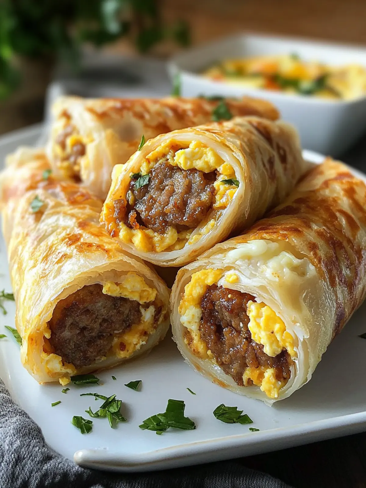 Beef Sausage Egg Breakfast Roll Ups for a Tasty Morning Kickstart 4 Beef Sausage Egg Breakfast Roll Ups