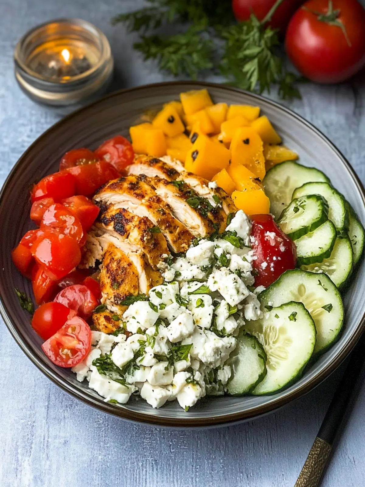 Delicious Greek Chicken Bowl Recipe for Easy Healthy Meals 4 Greek Chicken Bowl Recipe