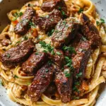 One-Pan Creamy Cajun Honey Garlic Steak Pasta in 30 Minutes 9 One-Pan Creamy Cajun Honey Garlic Steak Pasta