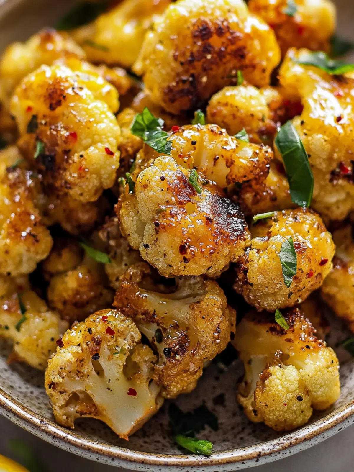 Vegan Lemon Pepper Glazed Cauliflower: A Zesty Delight to Savor 3 Vegan Lemon Pepper Glazed Cauliflower