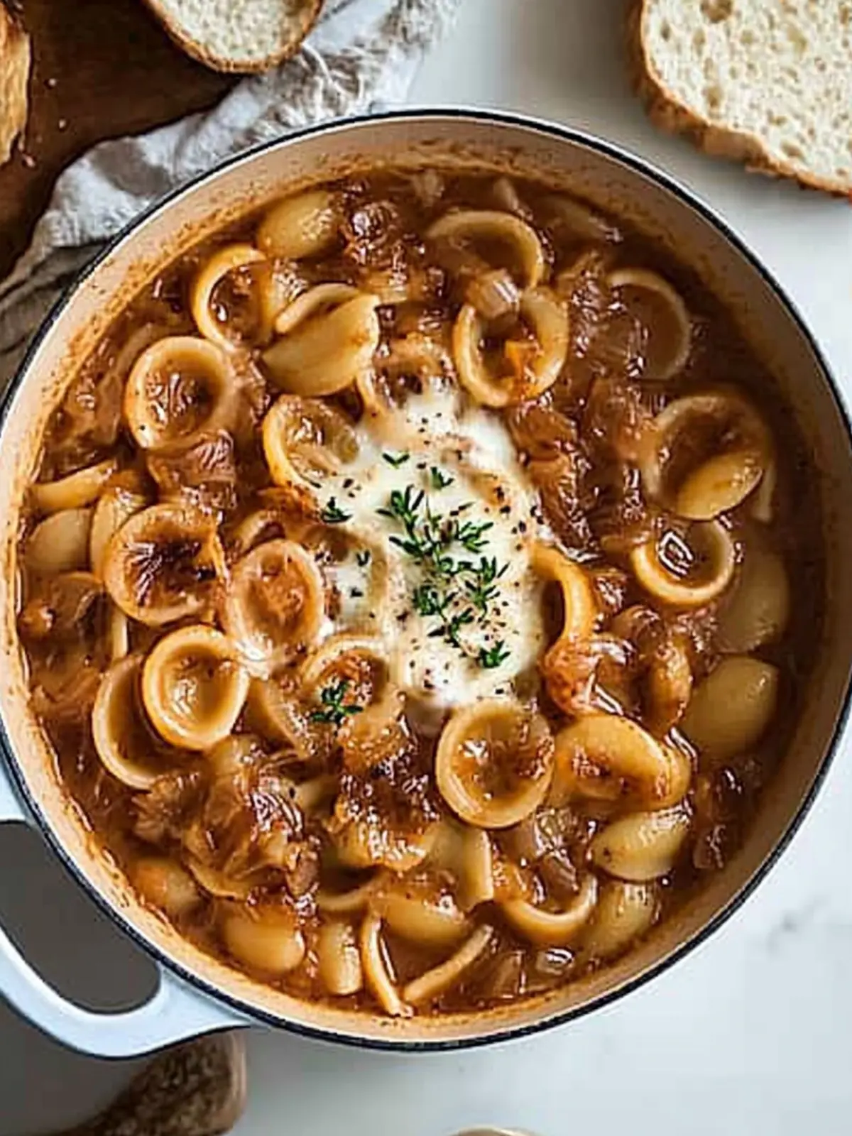 Creamy French Onion Soup Pasta That Will Warm Your Soul 2 French Onion Soup Pasta