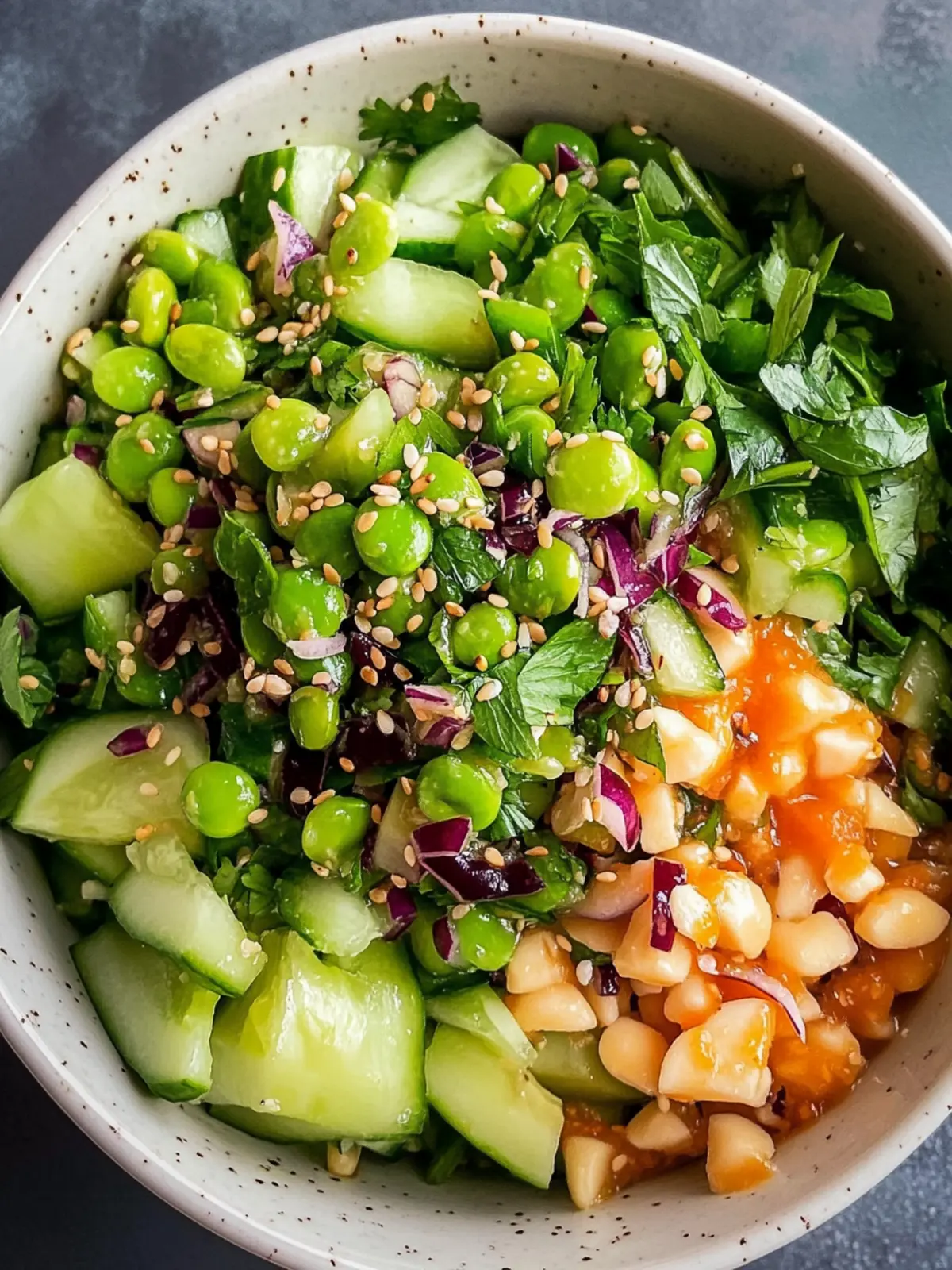 High-Protein Salad with Asian Dressing for Delicious Meal Prep 2 Salad with Asian Dressing (High Protein)