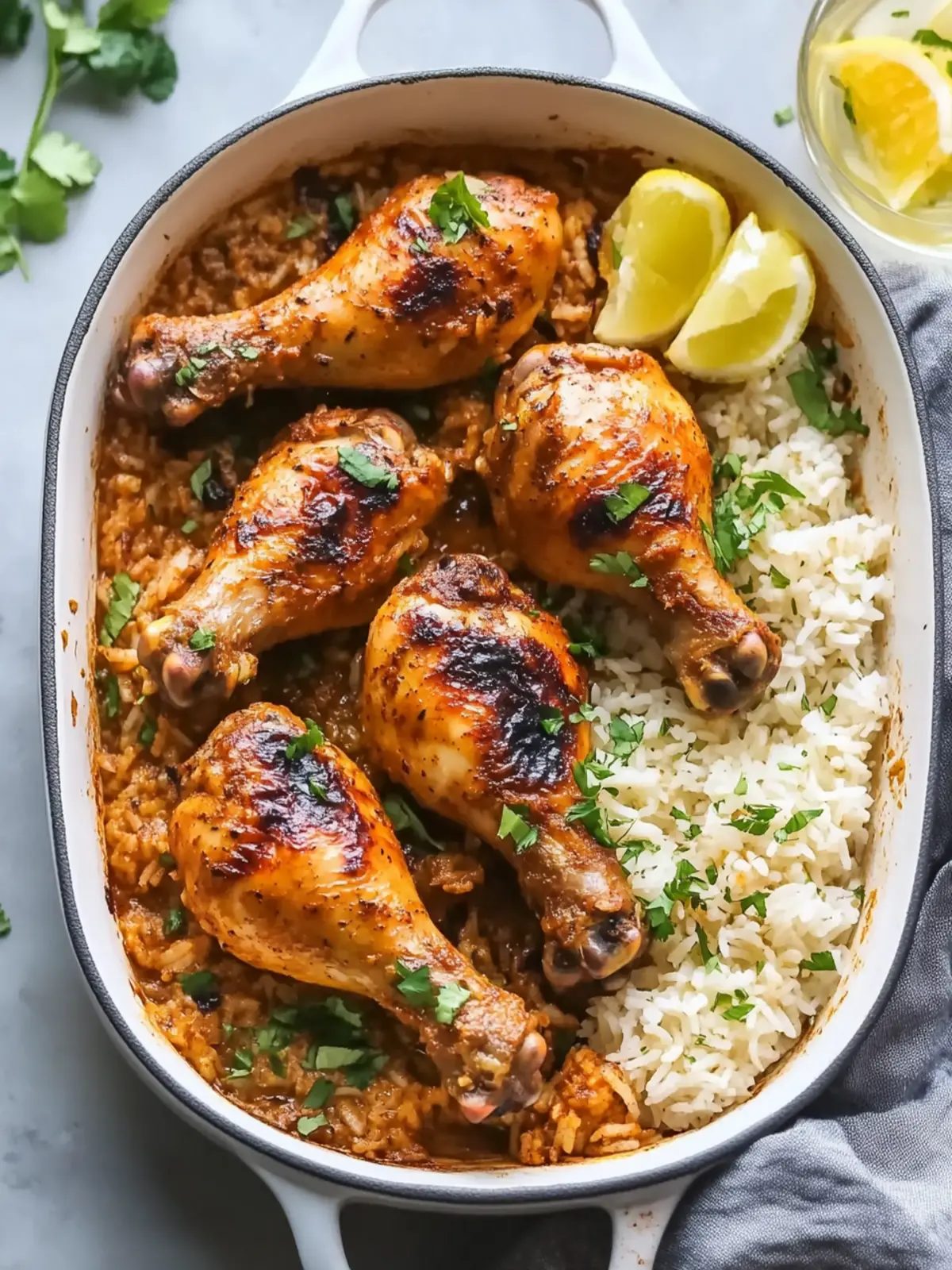 Creamy Paprika Chicken Drumsticks with Rice for Cozy Nights 3 Creamy Paprika Chicken Drumsticks with Steamed Rice