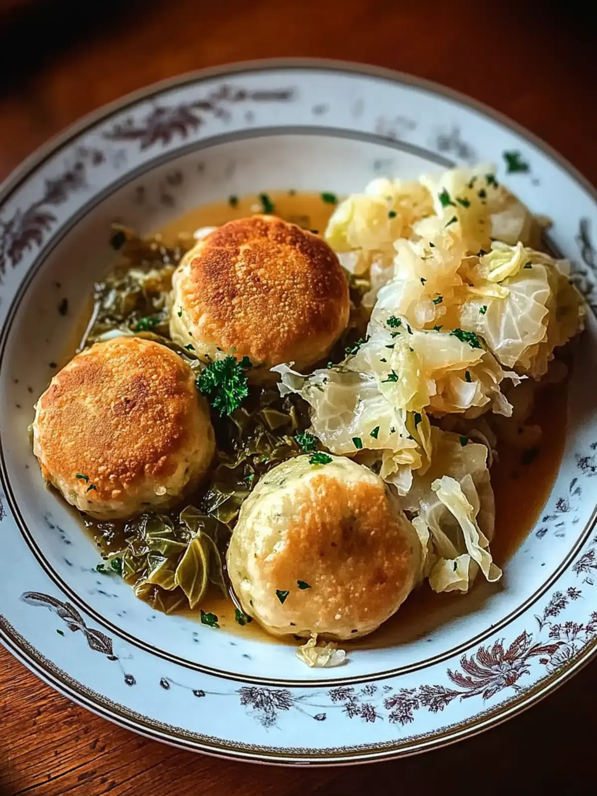 German Cabbage and Dumplings - Cozy Comfort in Every Bite 2 German Cabbage and Dumplings