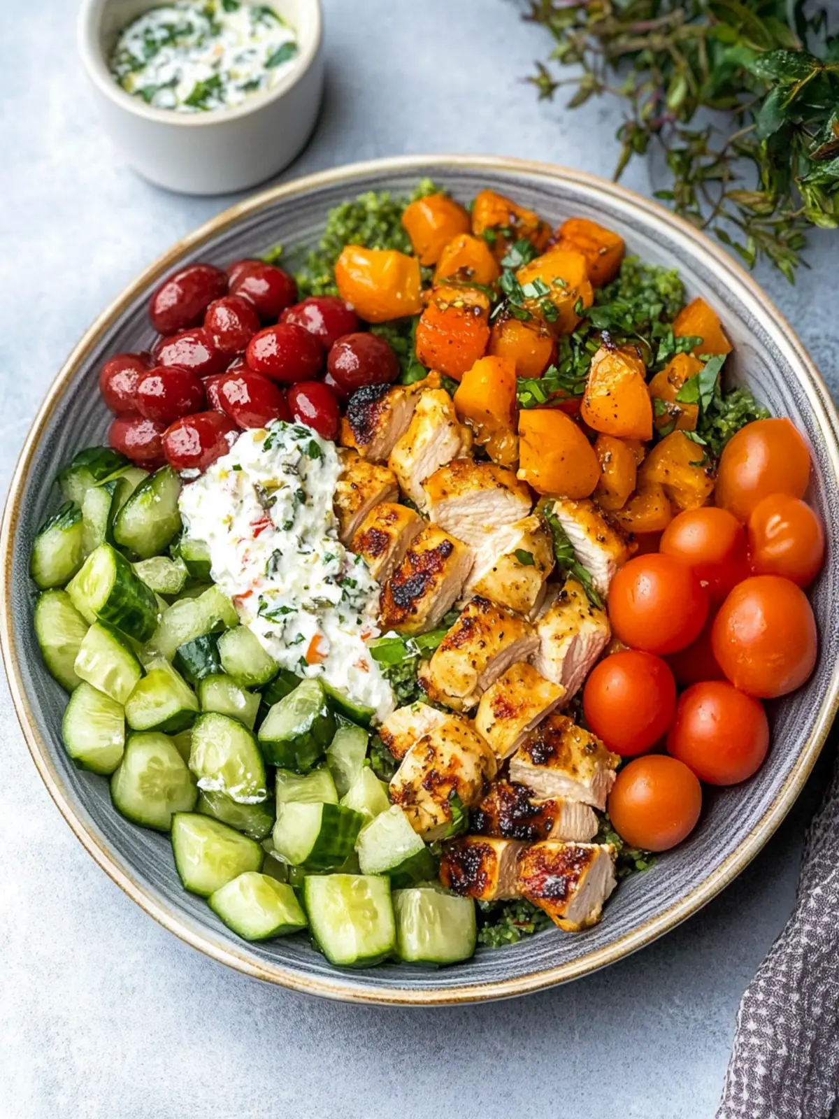 Delicious Greek Chicken Bowl Recipe for Easy Healthy Meals 2 Greek Chicken Bowl Recipe