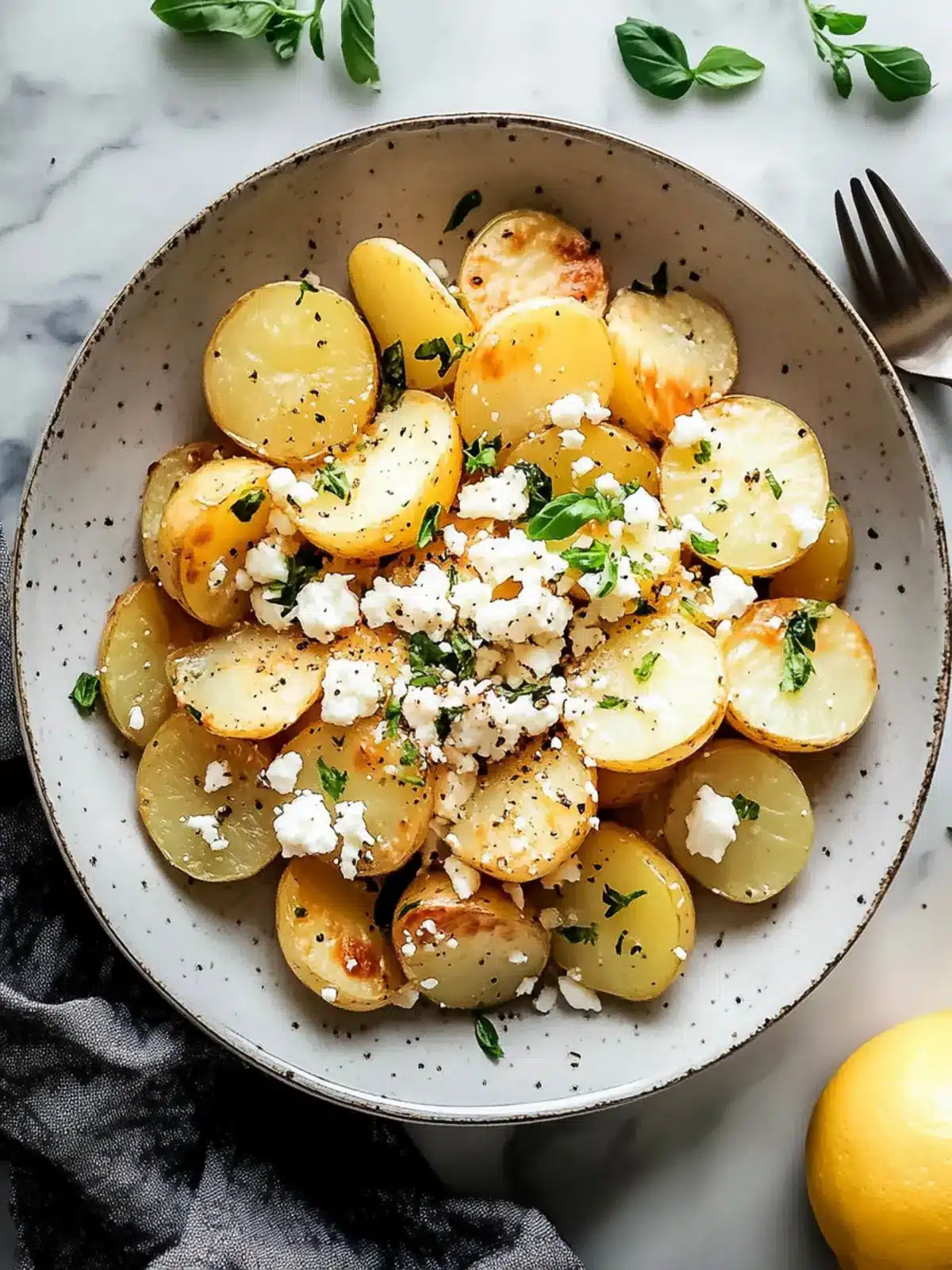 Zesty Lemon Feta Potato Dish for Irresistible Flavor Boost 2 Lemon Feta Potato Dish