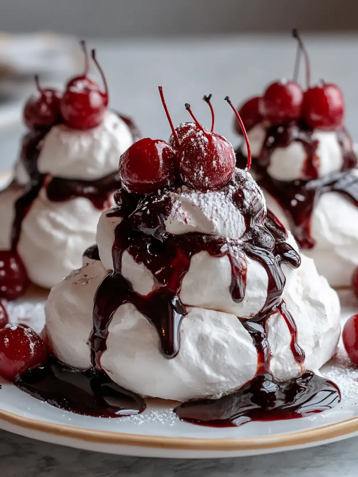 Black Forest Pavlova Bombs: A Decadent Dessert Adventure 3 Black Forest Pavlova Bombs