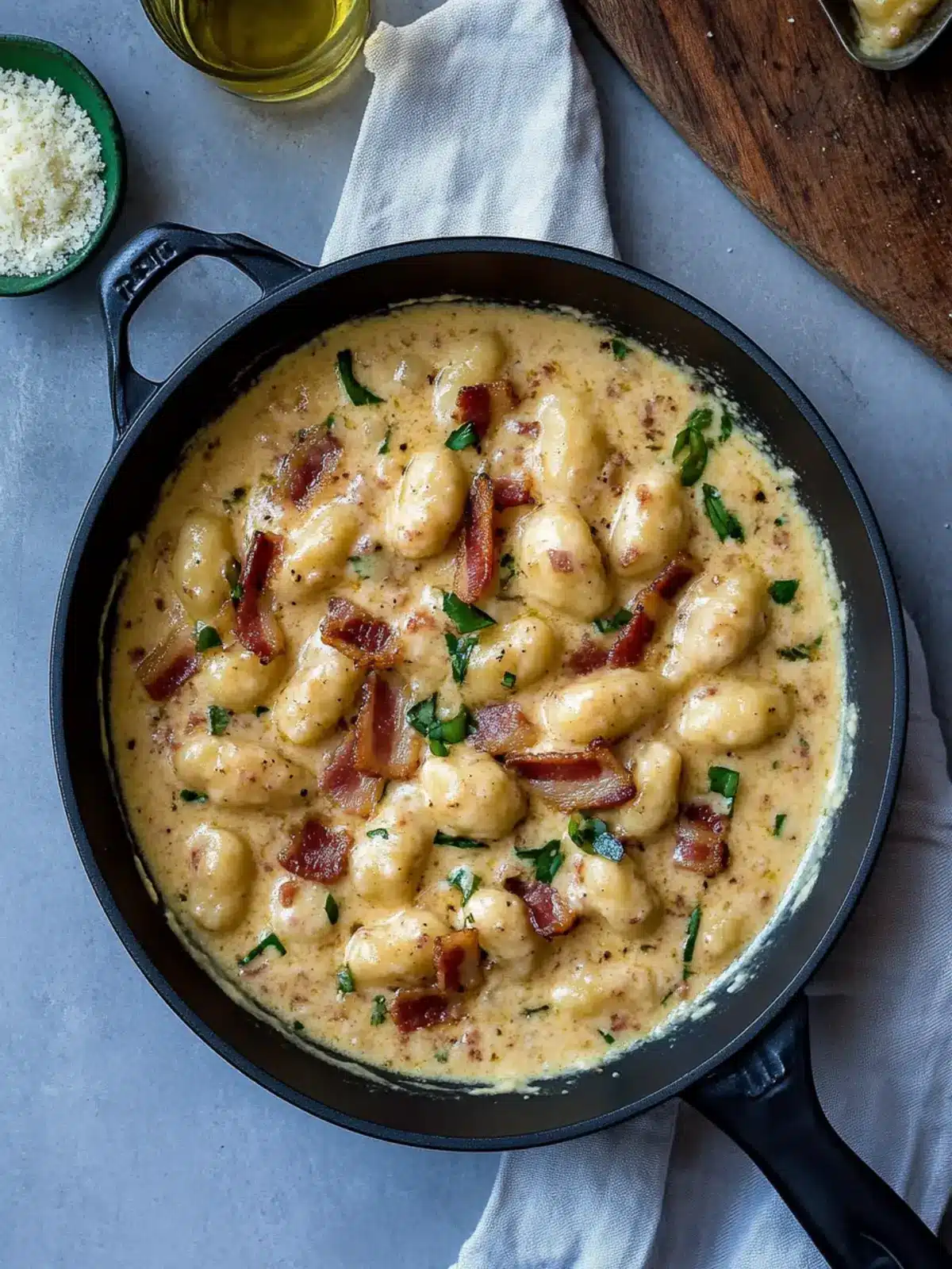 Creamy Brie and Bacon Gnocchi for a Cozy Weeknight Treat 2 Creamy Brie and Bacon Gnocchi