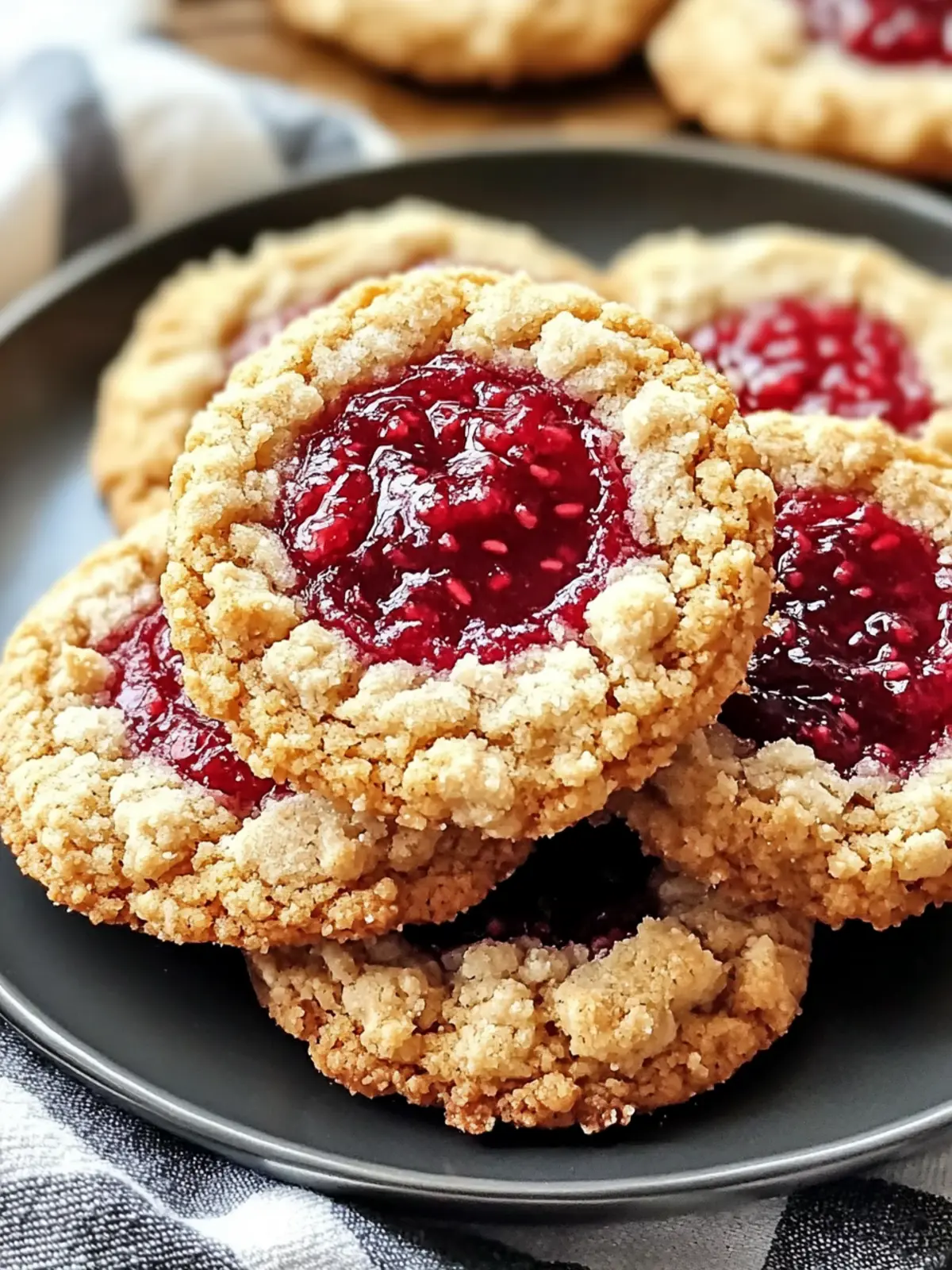 Buttery Raspberry Crumble Cookies with Jam Filling Delight 3 Buttery Raspberry Crumble Cookies with Jam Filling