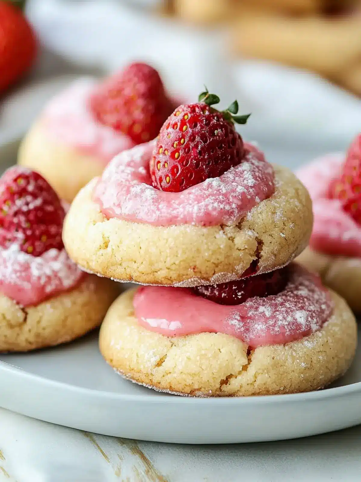 Delightful Strawberry Kiss Cookies that Melt in Your Mouth 4 Strawberry Kiss Cookies
