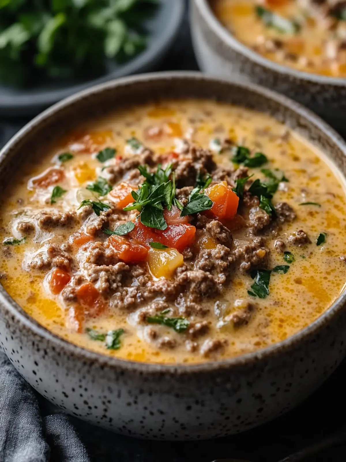 Delicious Keto Beef Cheeseburger Soup in Just 40 Minutes 4 Keto Beef Cheeseburger Soup