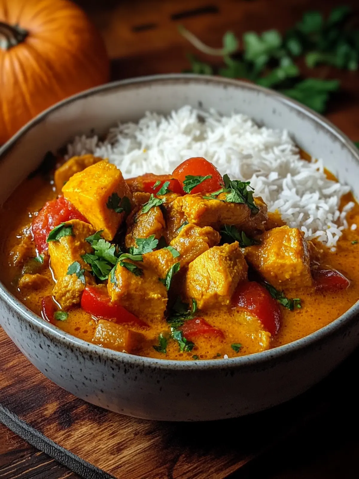 Savory Pumpkin Chicken Curry for Cozy Nights In 2 Pumpkin Chicken Curry