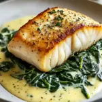 Delicious Lemon-Garlic Sea Bass with Creamed Spinach Delight 41 Delicious Lemon-Garlic Sea Bass with Creamed Spinach