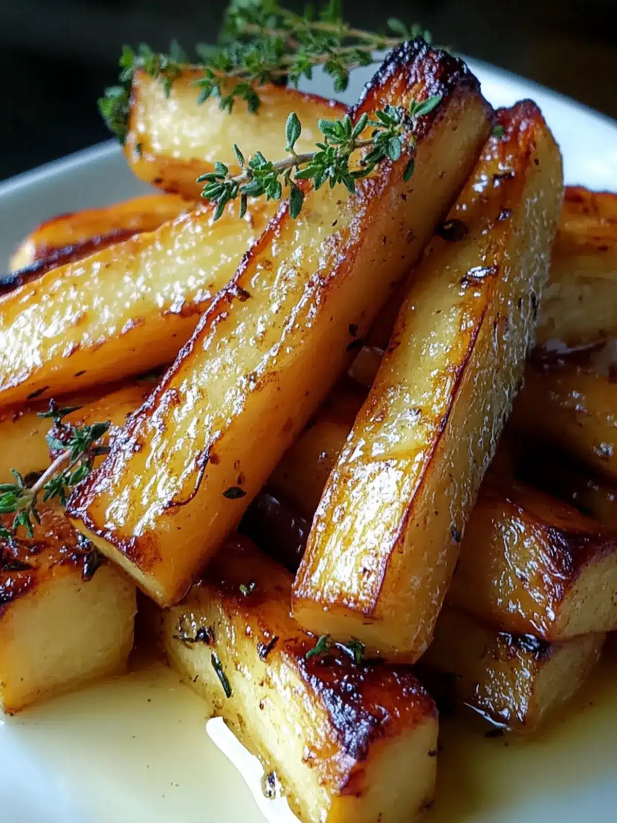 Maple Roasted Parsnips with Thyme for Cozy Comfort Nights 3 Maple Roasted Parsnips with Thyme