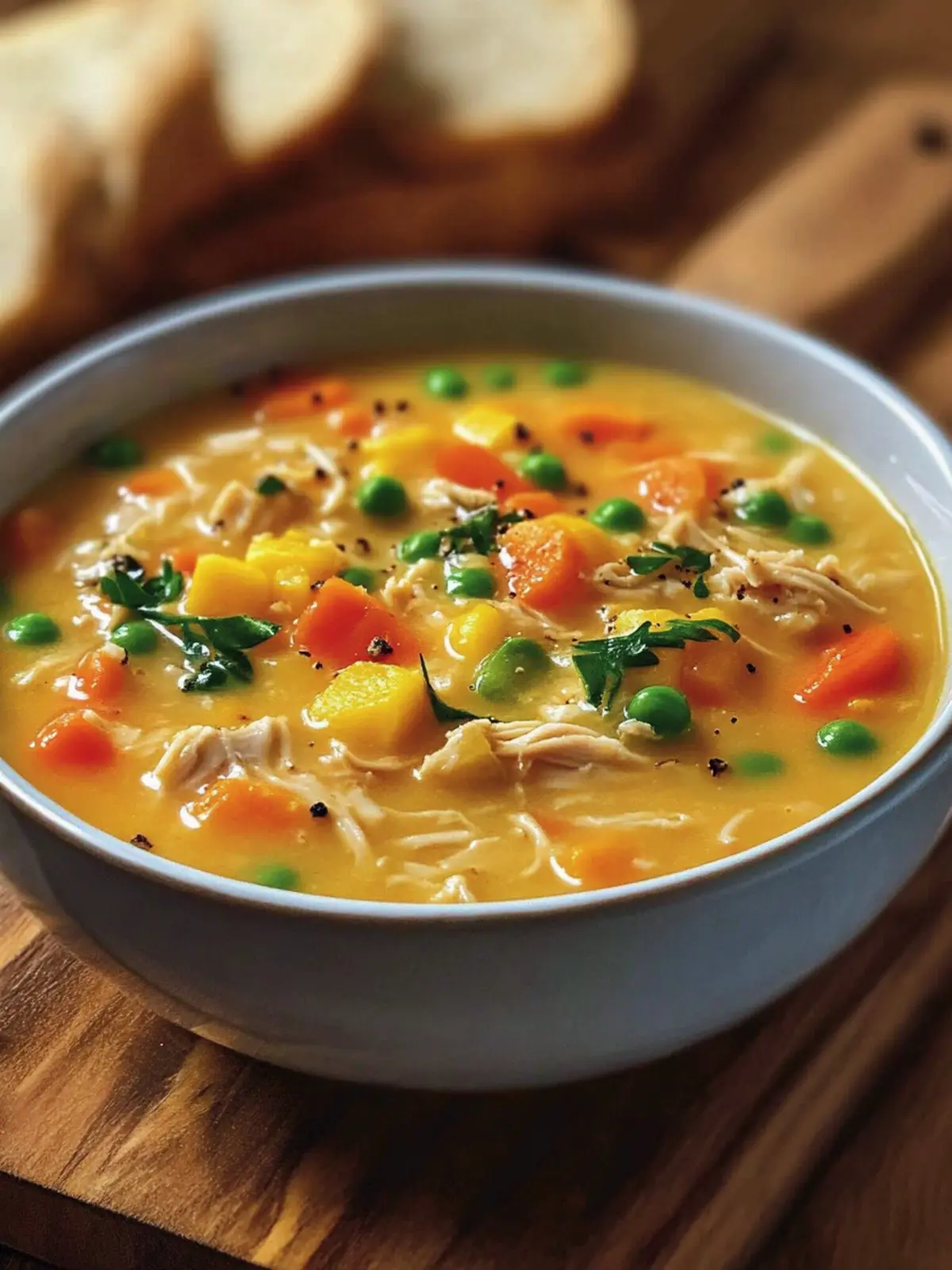 Hearty Cheesy Turkey and Vegetable Soup for Cozy Nights 3 Cheesy Turkey and Vegetable Soup