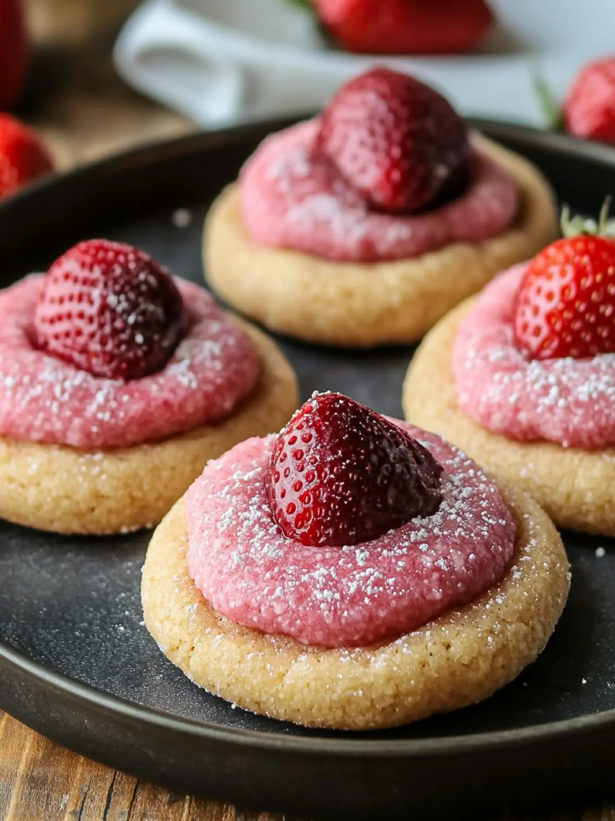 Delightful Strawberry Kiss Cookies that Melt in Your Mouth 3 Strawberry Kiss Cookies