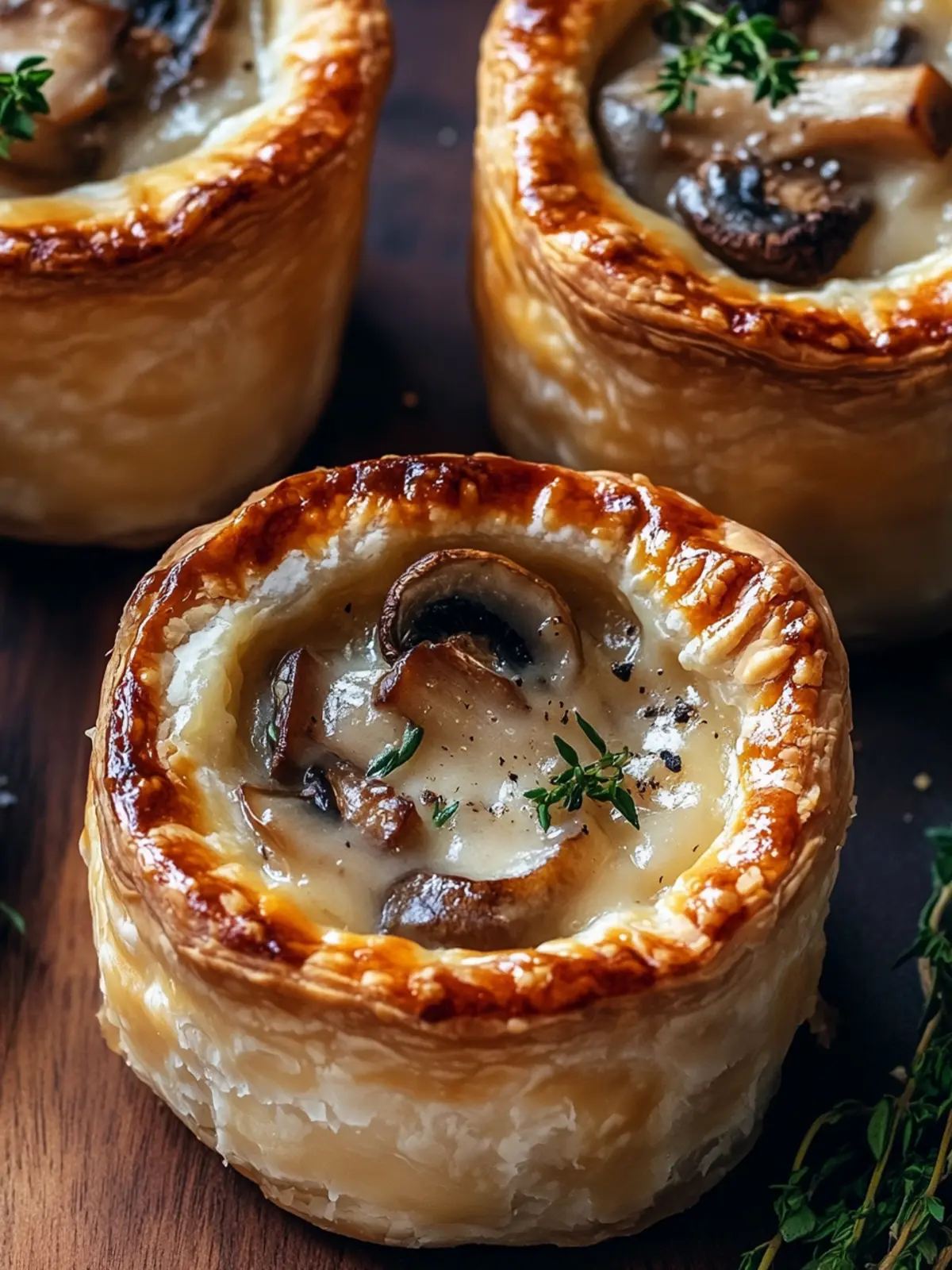 Mini Mushroom & Gruyère Pot Pies for Cozy Nights In 4 Mini Mushroom & Gruyère Pot Pies