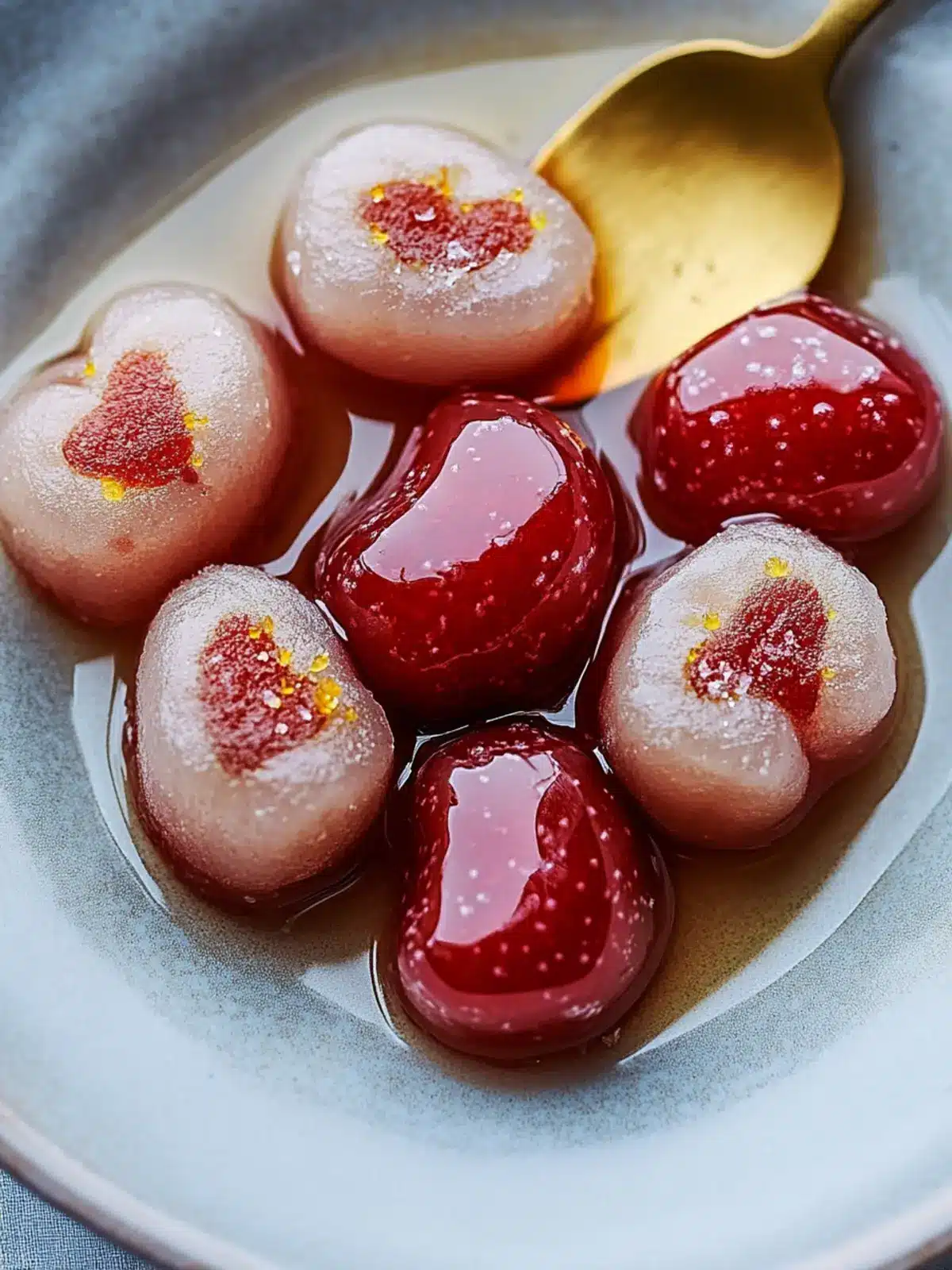 Mochi-Stuffed Jujubes: Sweet Soft Hearts for Homemade Joy 4 Mochi-Stuffed Jujubes (Soft Hearts)