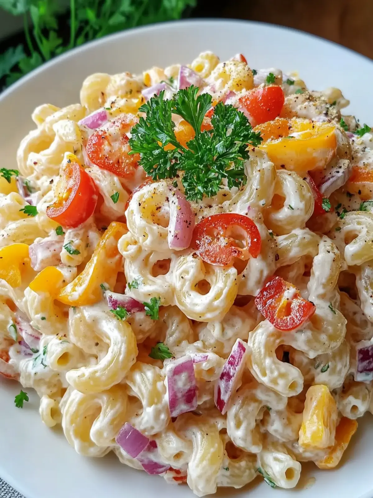 Zesty Creamy Mac-Daddi-Roni Pasta Salad for Summer Fun 3 Zesty Creamy Mac-Daddi-Roni Pasta Salad