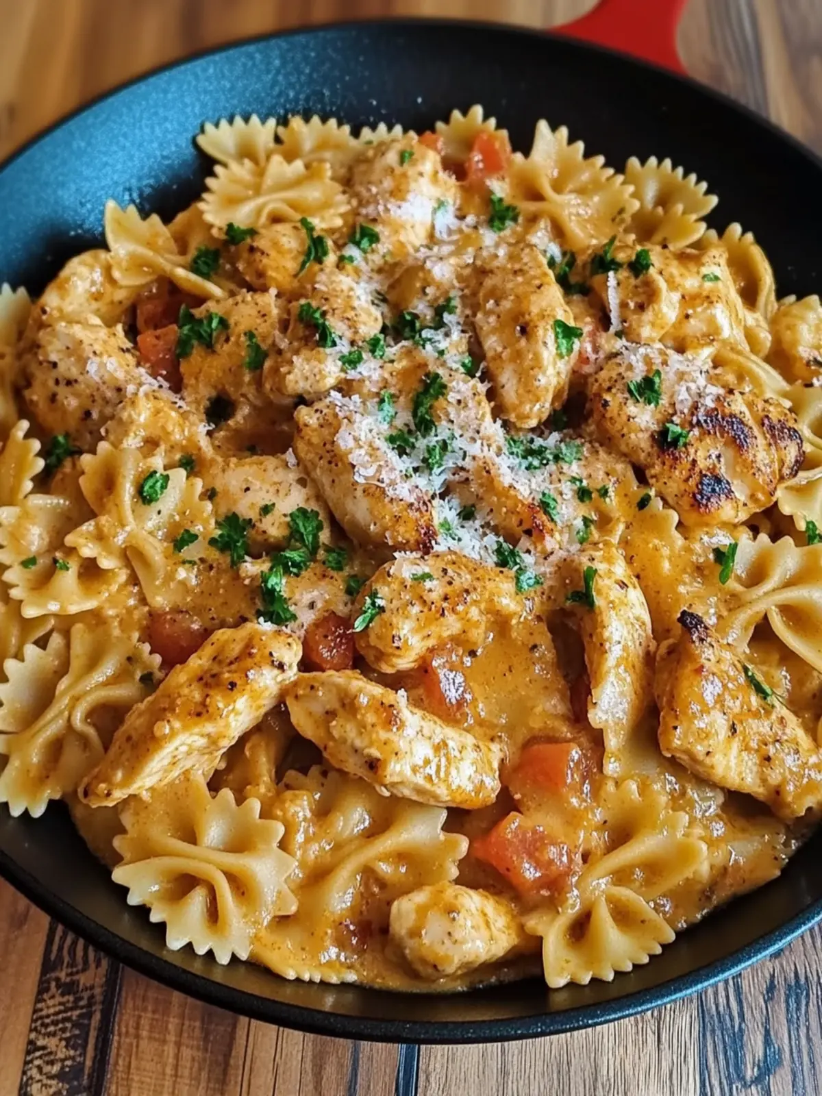 Creamy Cajun Chicken Bowtie Pasta Skillet for Cozy Nights 2 Creamy Cajun Chicken Bowtie Pasta Skillet