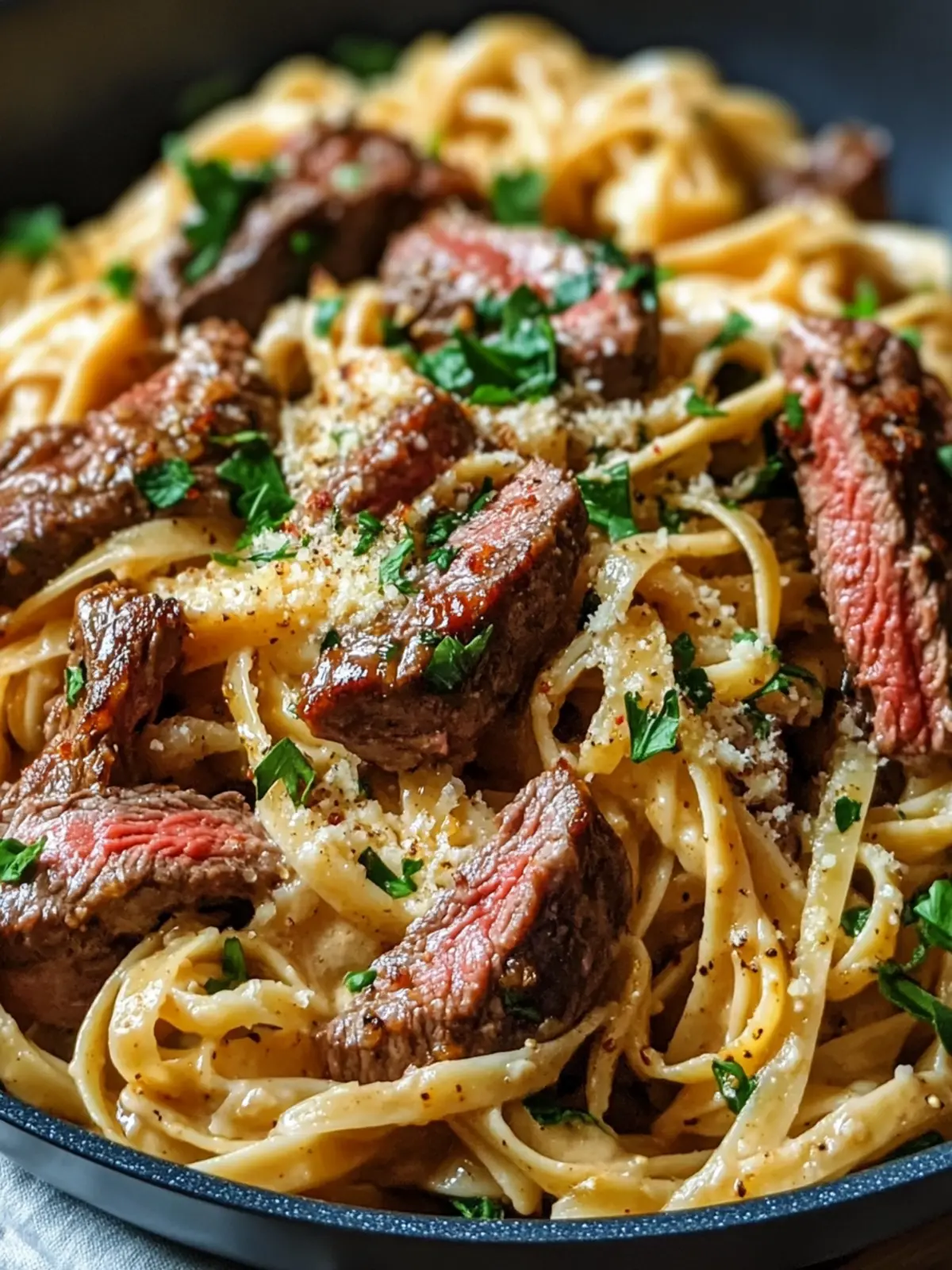 One-Pan Creamy Cajun Honey Garlic Steak Pasta in 30 Minutes 2 One-Pan Creamy Cajun Honey Garlic Steak Pasta