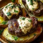 Steak-Stuffed Baked Potatoes with Parmesan Cream Sauce Magic 10 Steak-Stuffed Baked Potatoes with Parmesan Cream Sauce