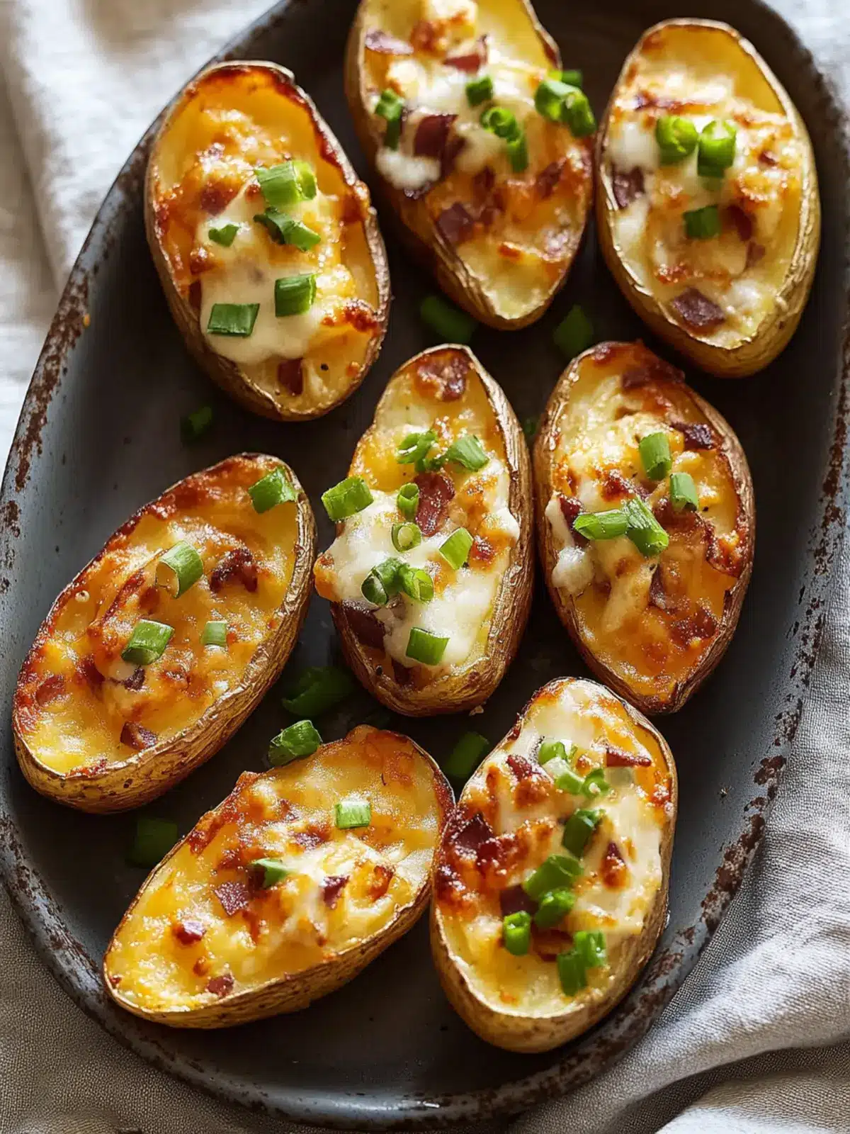 Loaded Potato Skins: Your Ultimate Comfort Food Upgrade 3 Loaded Potato Skins