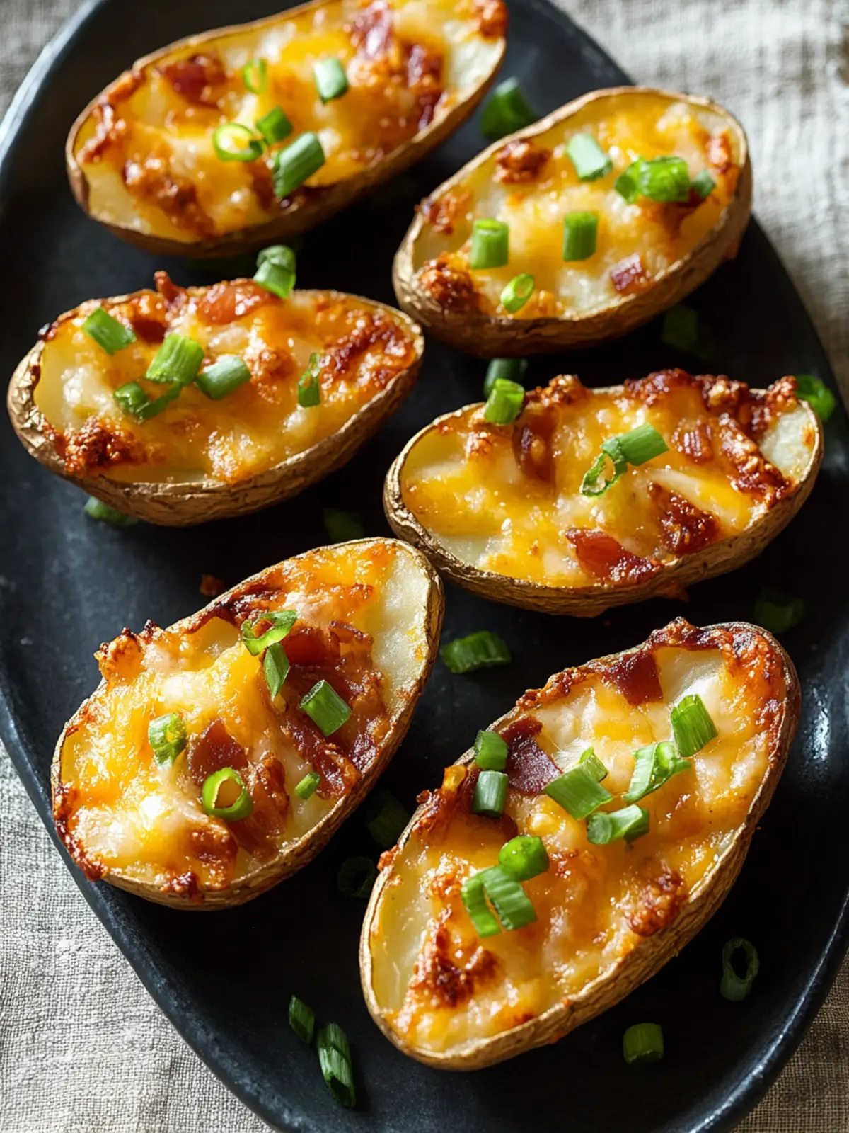 Loaded Potato Skins: Your Ultimate Comfort Food Upgrade 2 Loaded Potato Skins