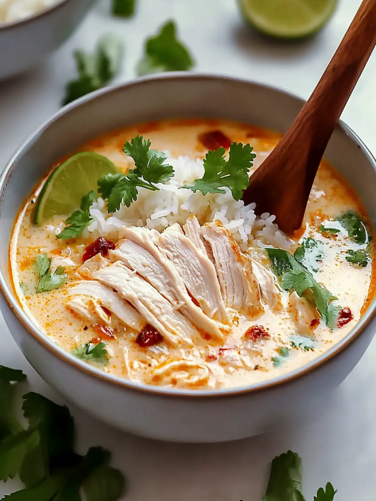 Coconut Chicken Brothy Rice: Comfort in Every Savory Bite 4 Coconut Chicken Brothy Rice