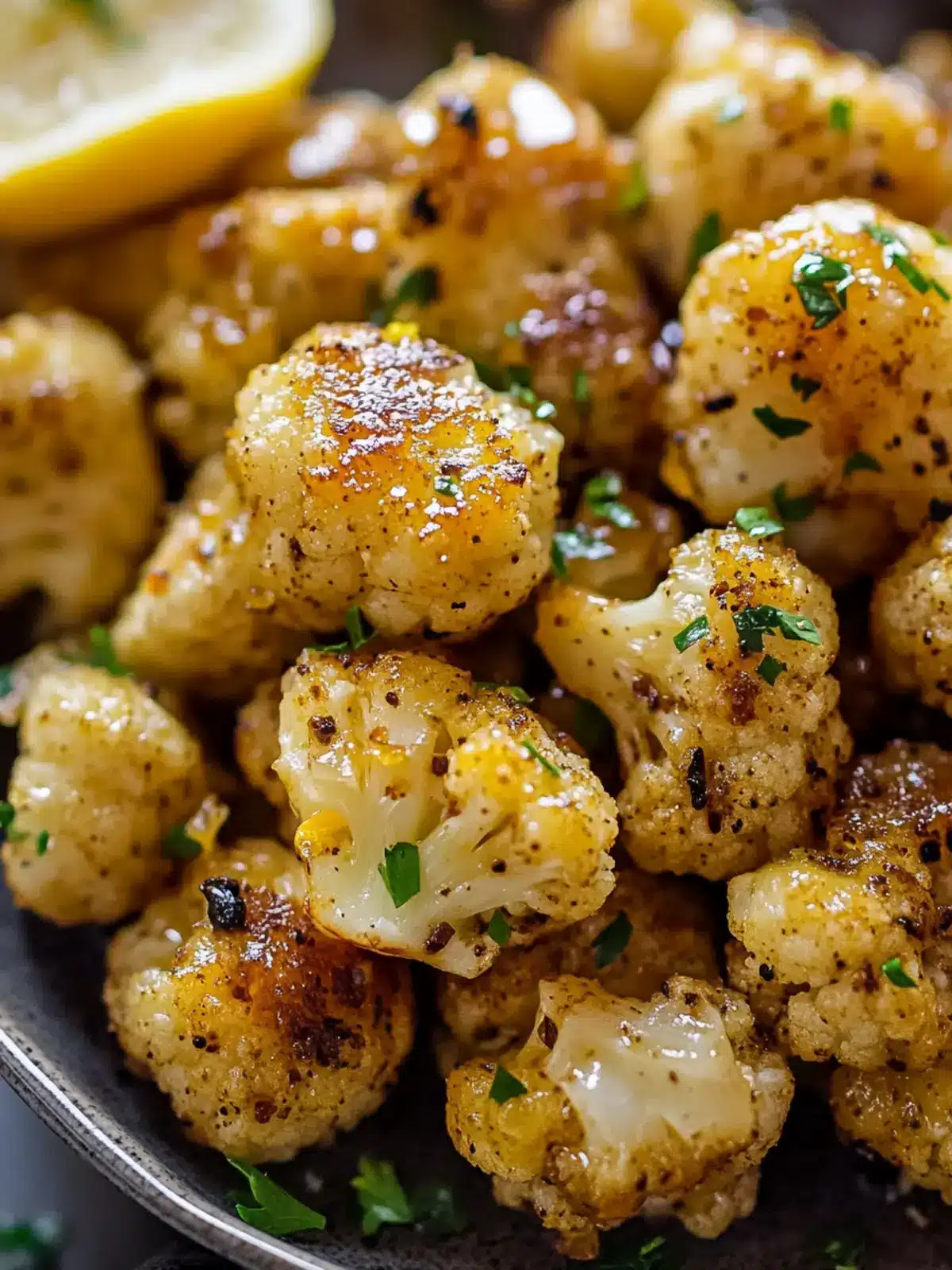 Vegan Lemon Pepper Glazed Cauliflower: A Zesty Delight to Savor 2 Vegan Lemon Pepper Glazed Cauliflower