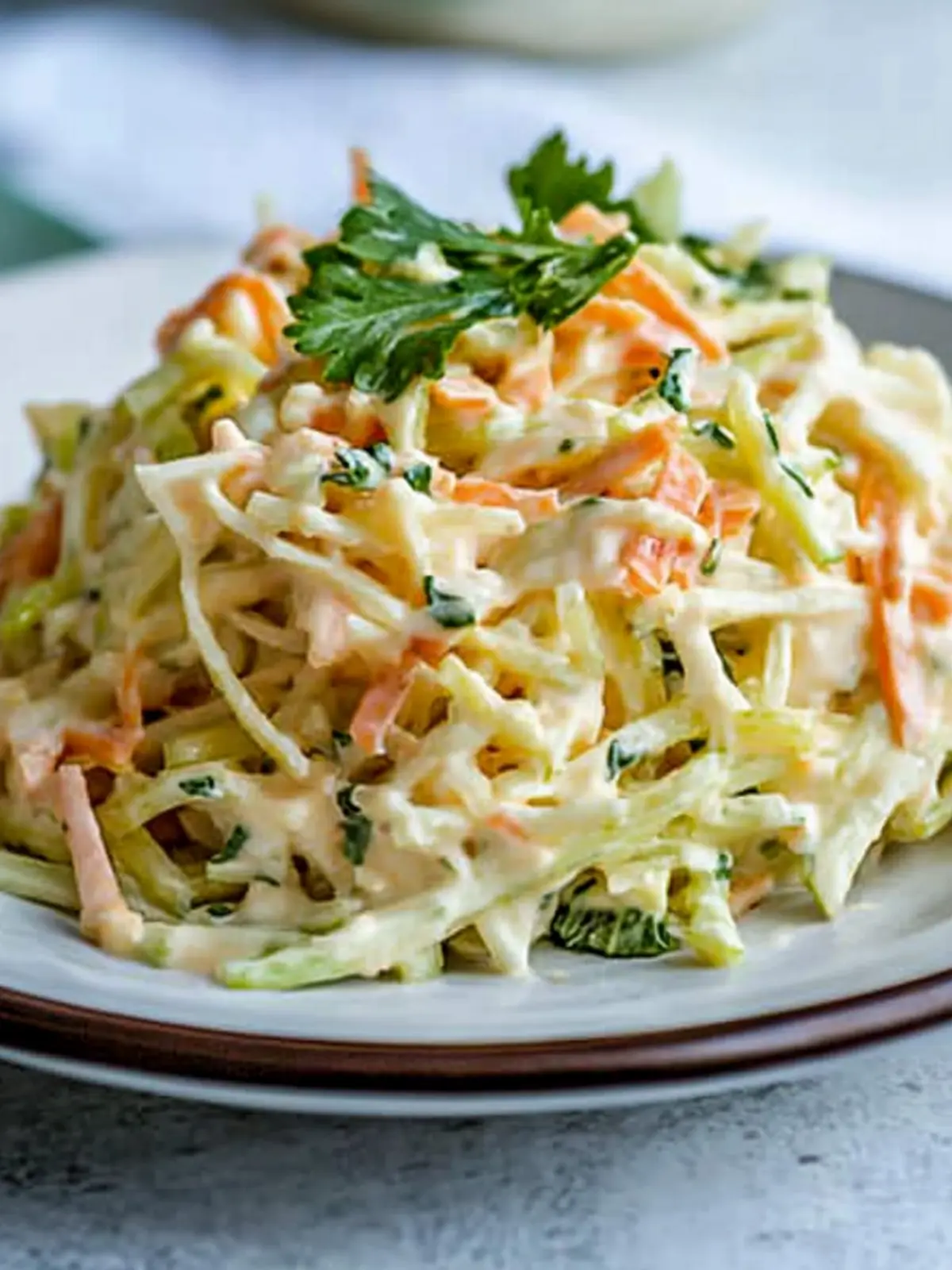 French Celery Slaw: A Crisp, Creamy Deli Delight 2 French Celery Slaw