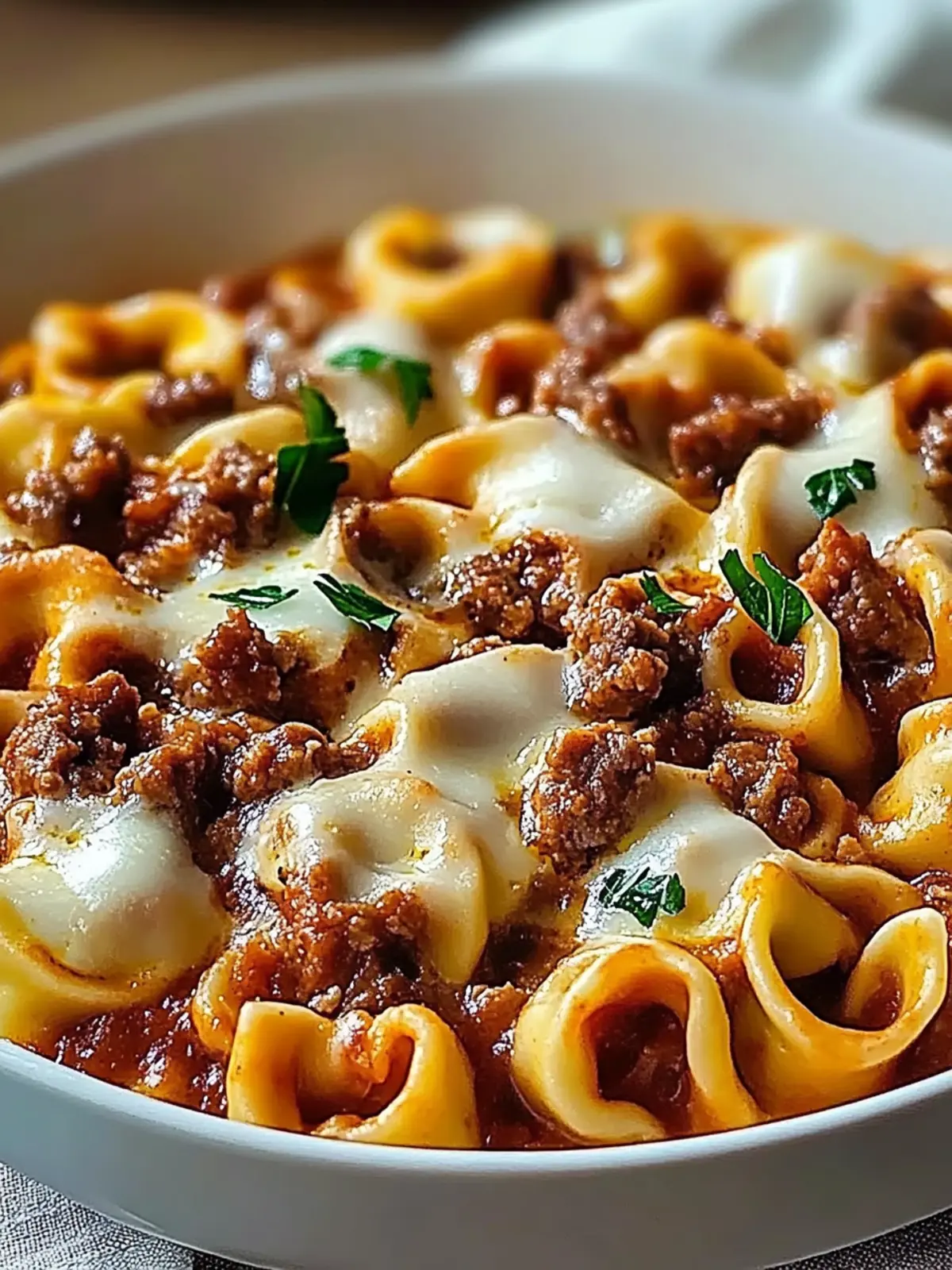 Comforting Beefy Tortellini Bake for Cozy Nights In 4 Beefy Tortellini Bake