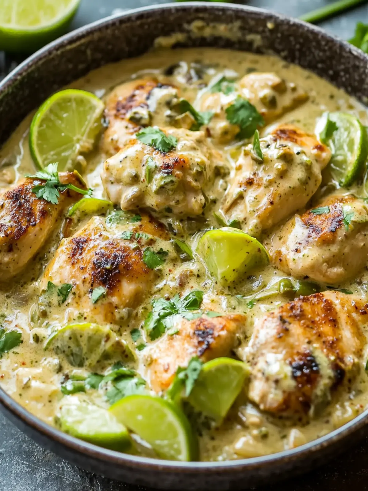 Creamy Keto Green Chili Chicken: Dinner in 30 Minutes! 3 Creamy Keto Green Chili Chicken