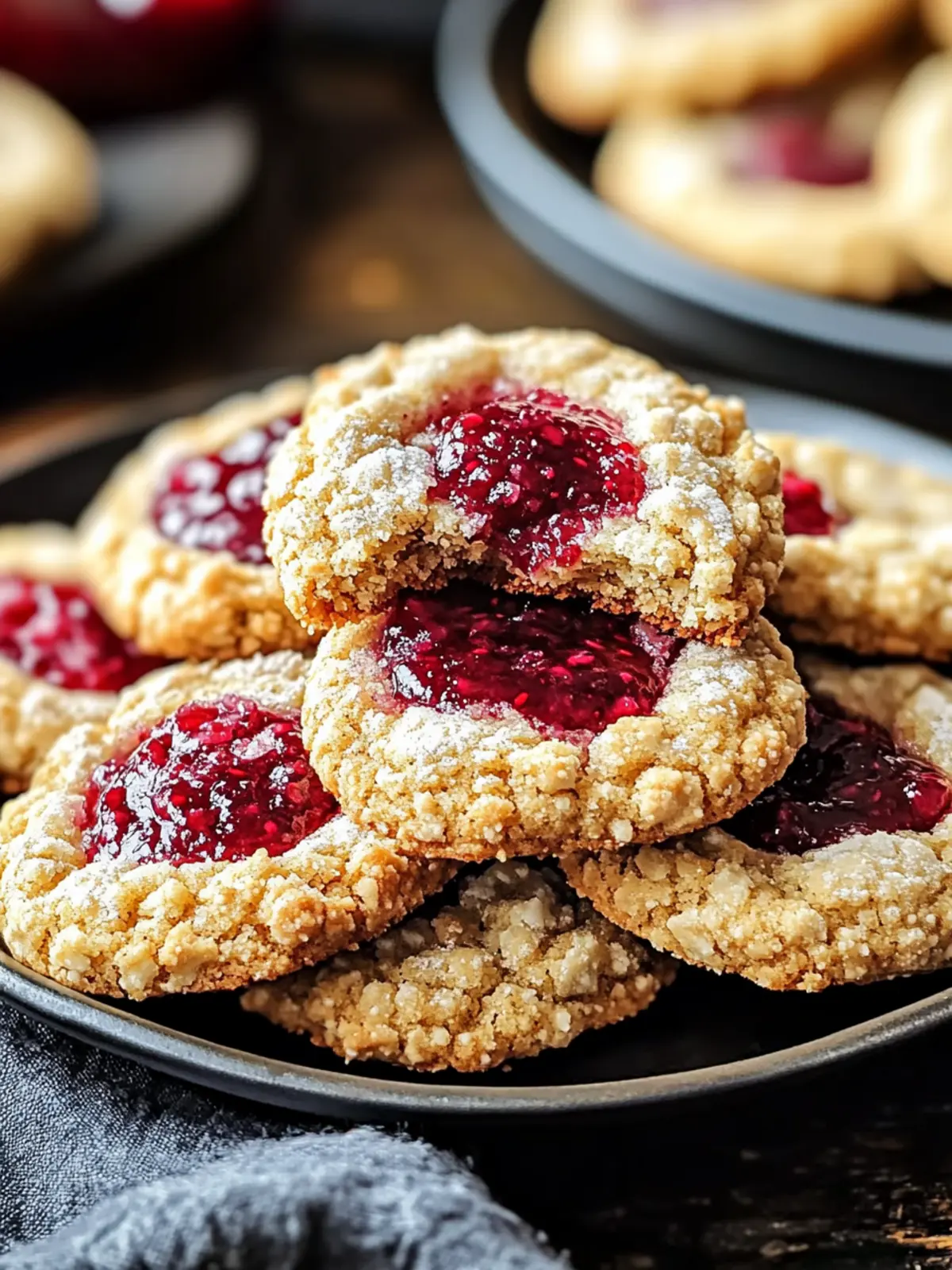 Buttery Raspberry Crumble Cookies with Jam Filling Delight 4 Buttery Raspberry Crumble Cookies with Jam Filling