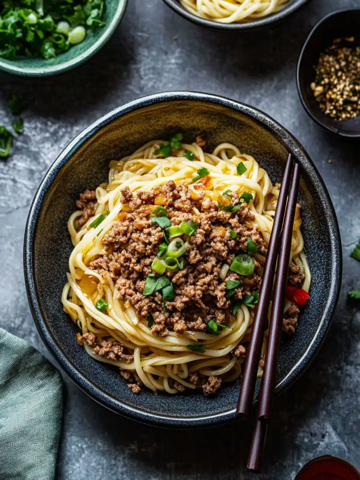 Savory Asian Ground Beef Noodles Ready in 30 Minutes 5 Asian Ground Beef Noodles