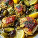 Mediterranean Lemon Chicken with Artichokes & Olives Bliss 9 Mediterranean Lemon Chicken with Artichokes & Olives