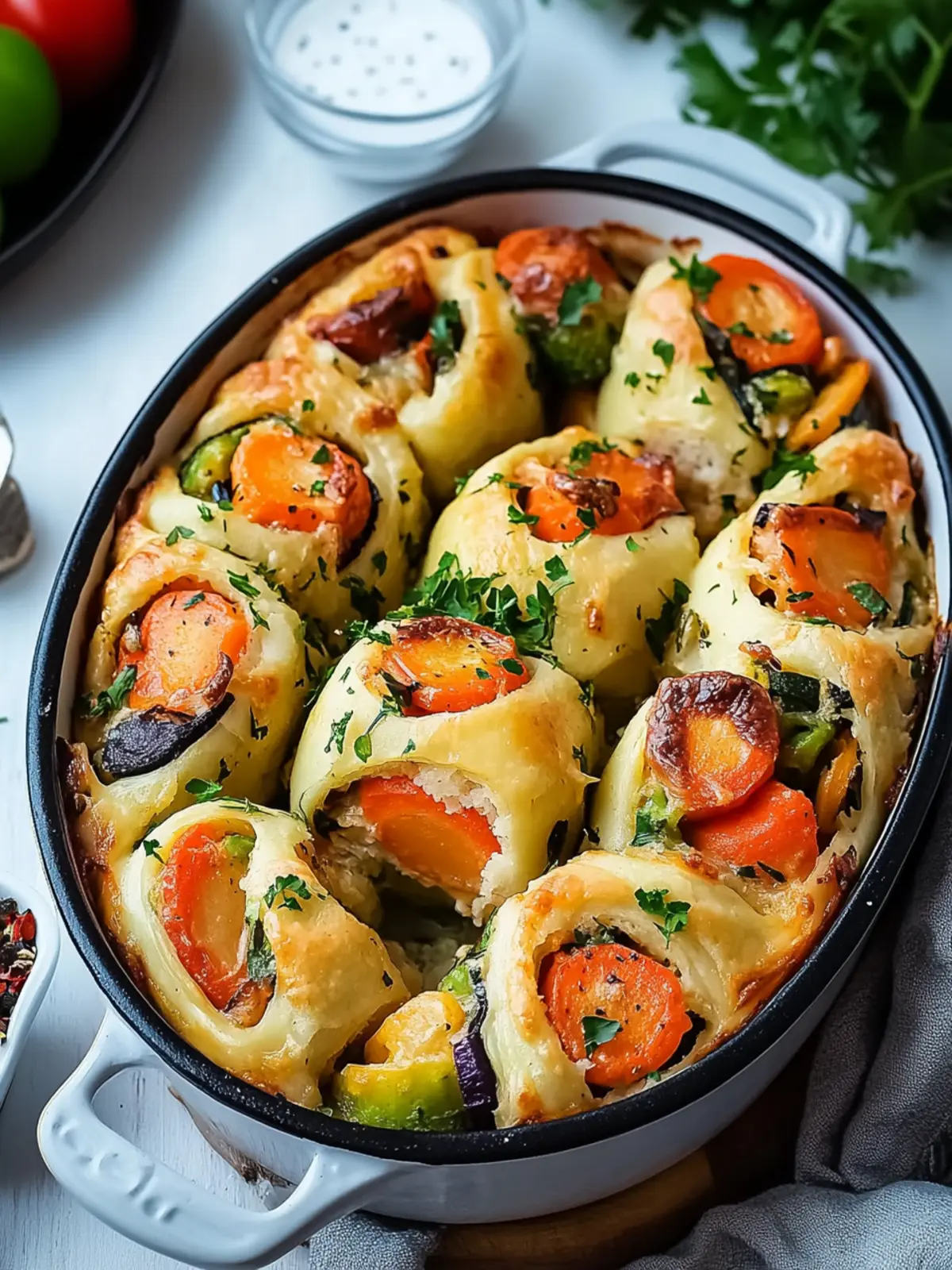 Cheesy Baked Vegetable Rolls for Ultimate Comfort Food Bliss 2 Cheesy Baked Vegetable Rolls
