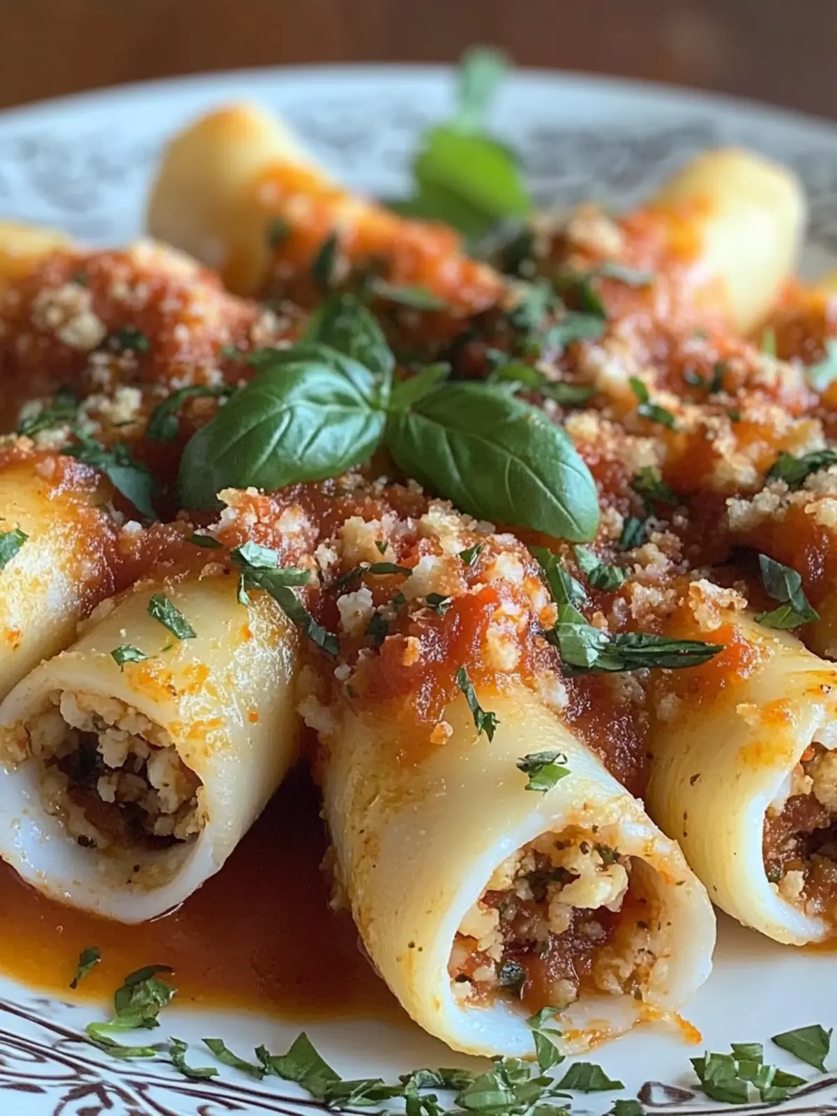 Italian Stuffed Calamari: A Quick, Delicious Gluten-Free Treat 2 Italian Stuffed Calamari
