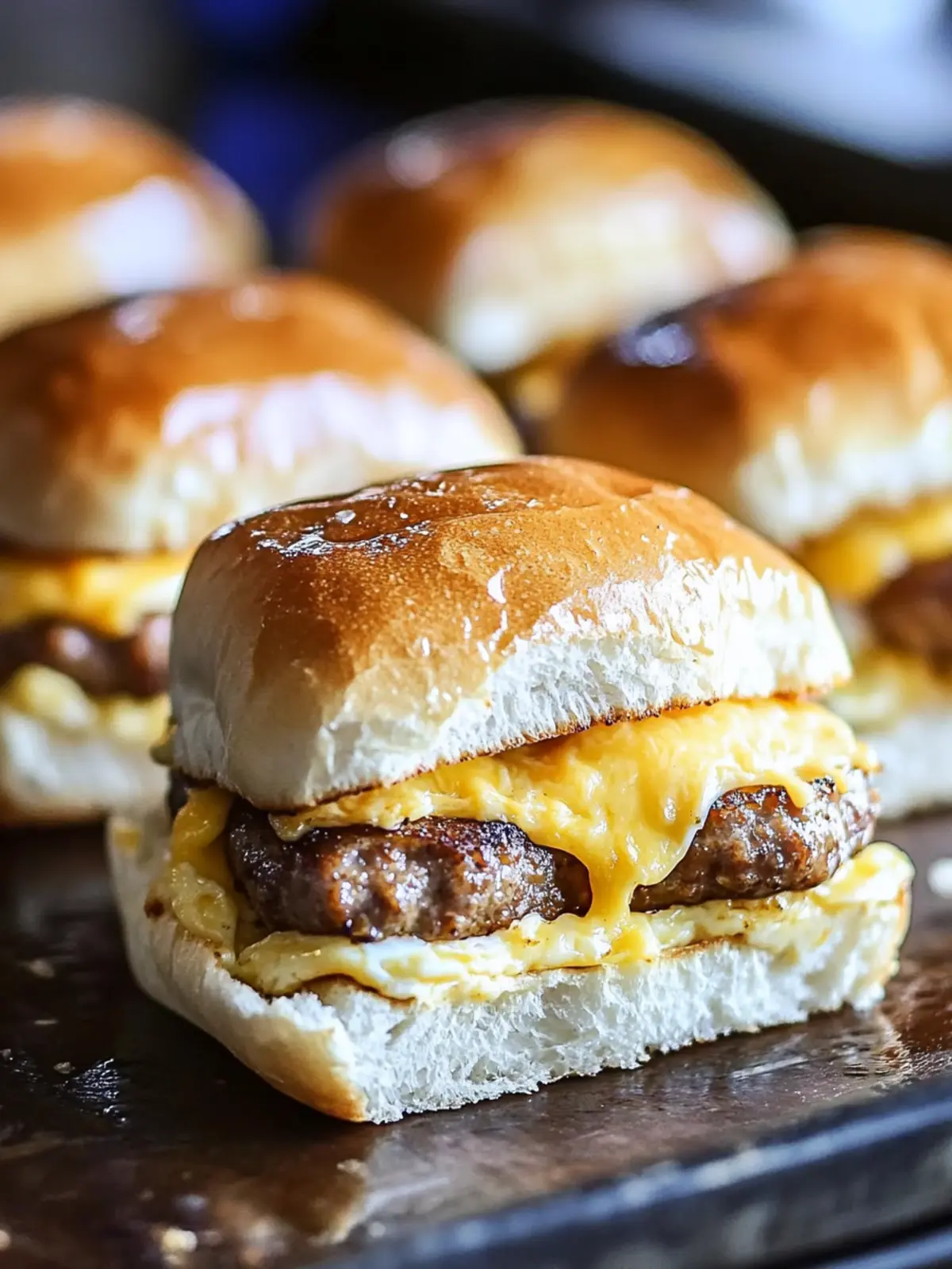 Sausage Egg and Cheese Breakfast Sliders for a Perfect Morning 4 Sausage Egg and Cheese Breakfast Sliders