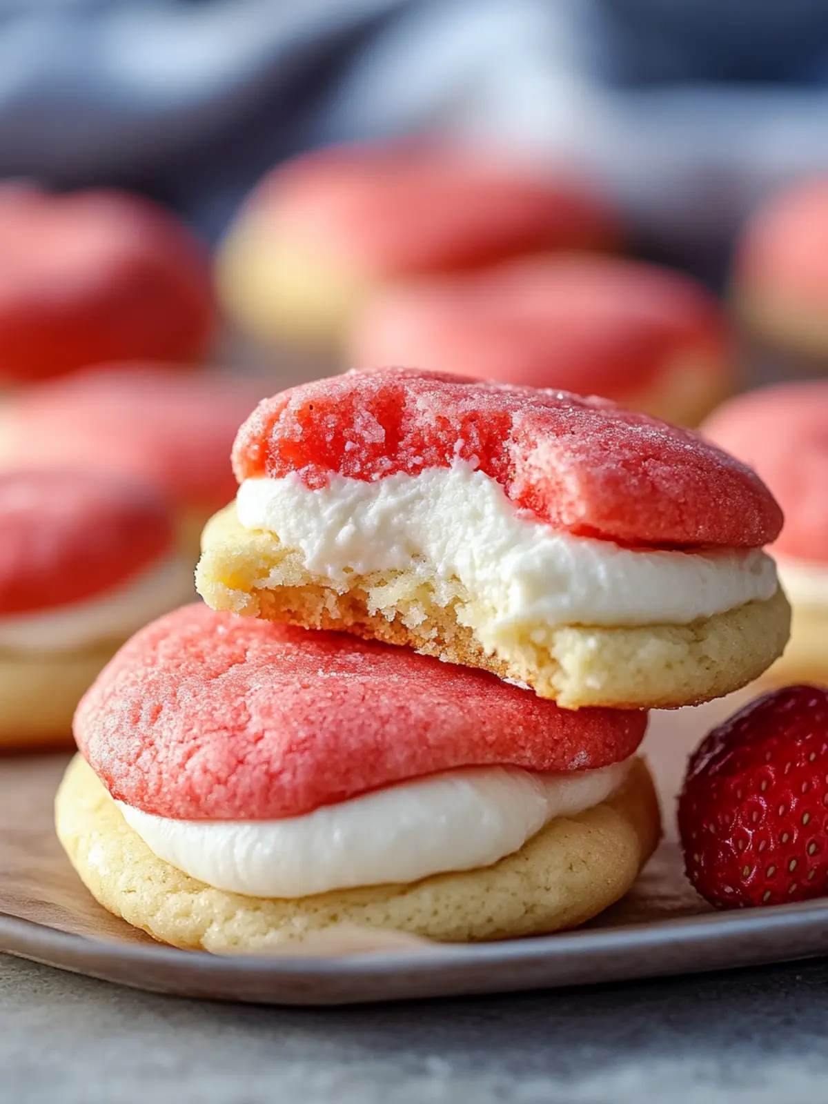 Strawberry Cheesecake Cookies: A Magical Dessert Delight 4 Strawberry Cheesecake Cookies