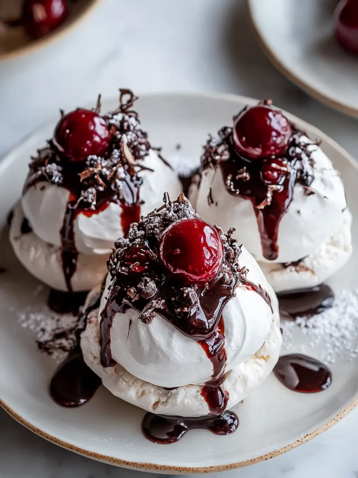 Black Forest Pavlova Bombs: A Decadent Dessert Adventure 2 Black Forest Pavlova Bombs